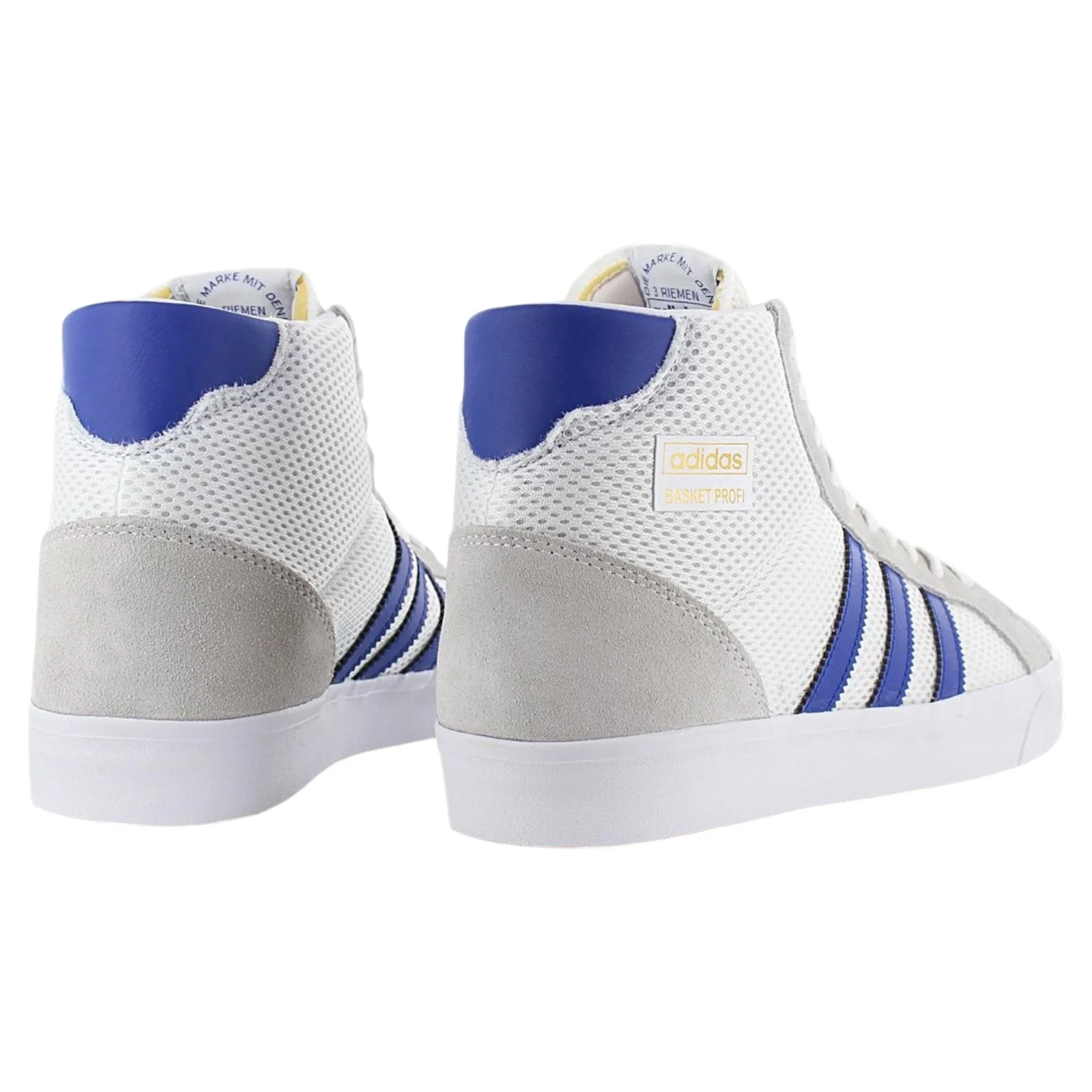 adidas Originals Basket Profi Shoes - White / Royal Blue - Image 8