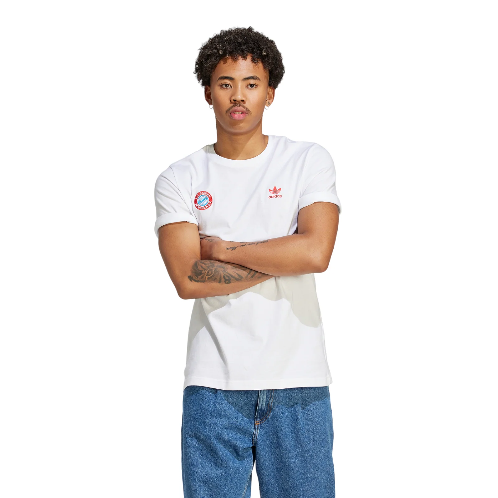 adidas Originals Bayern Munich Celebration T-Shirt - White - Image 2