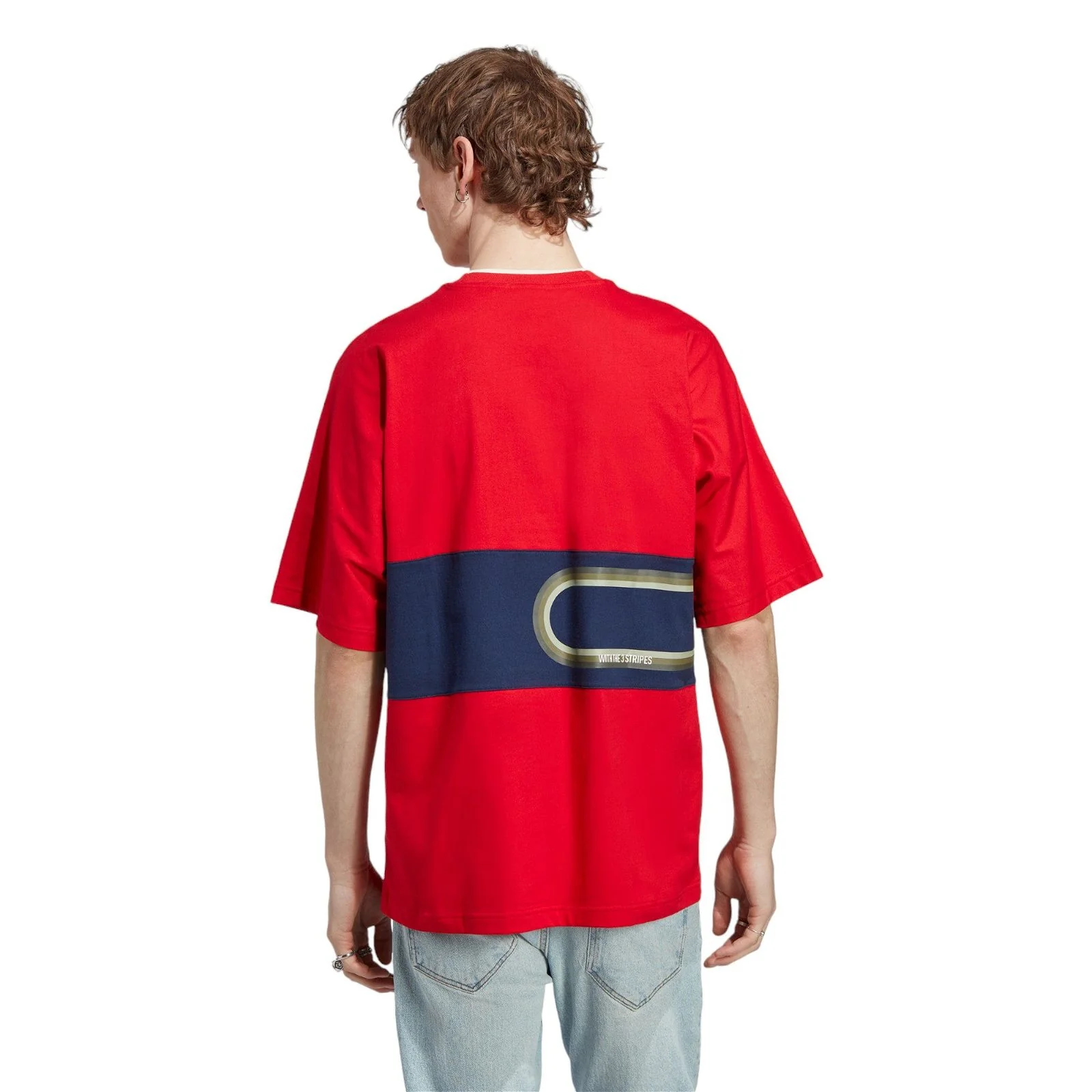 adidas Originals Blokepop Tee - Better Scarlet / Red - Image 3