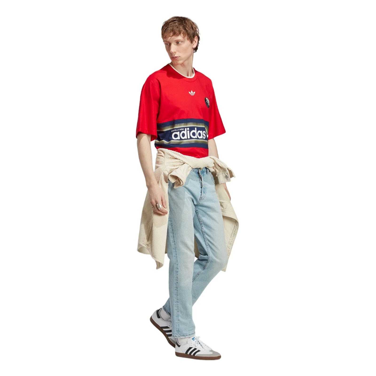 adidas Originals Blokepop Tee - Better Scarlet / Red - Image 4
