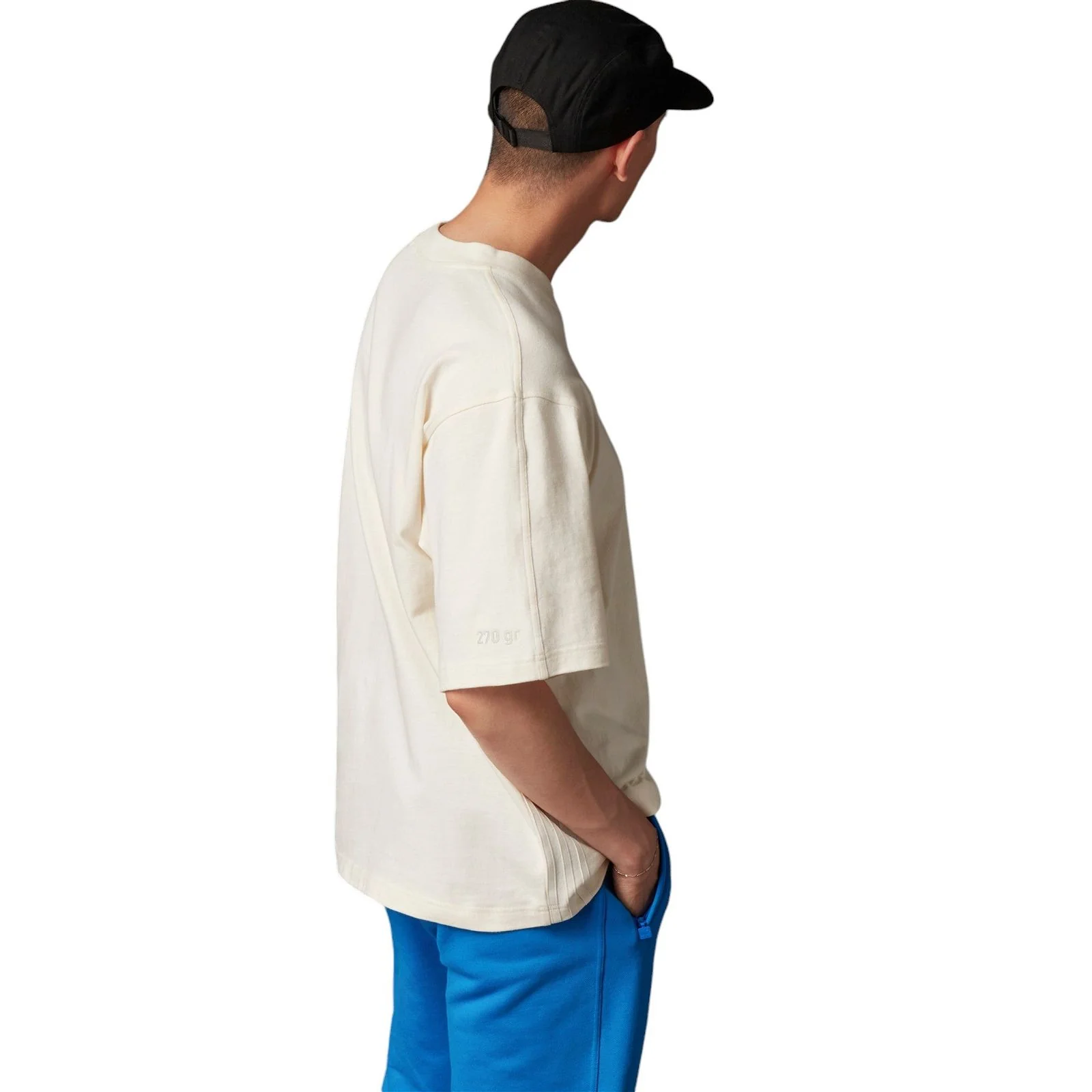adidas Originals Blue Version Essentials T-Shirt - Chalk White - Image 2