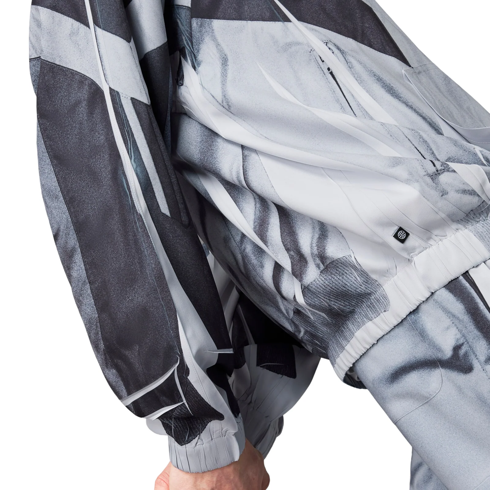 adidas Originals Blue Version Half-Zip Soccer Track Top - Grey - Image 5