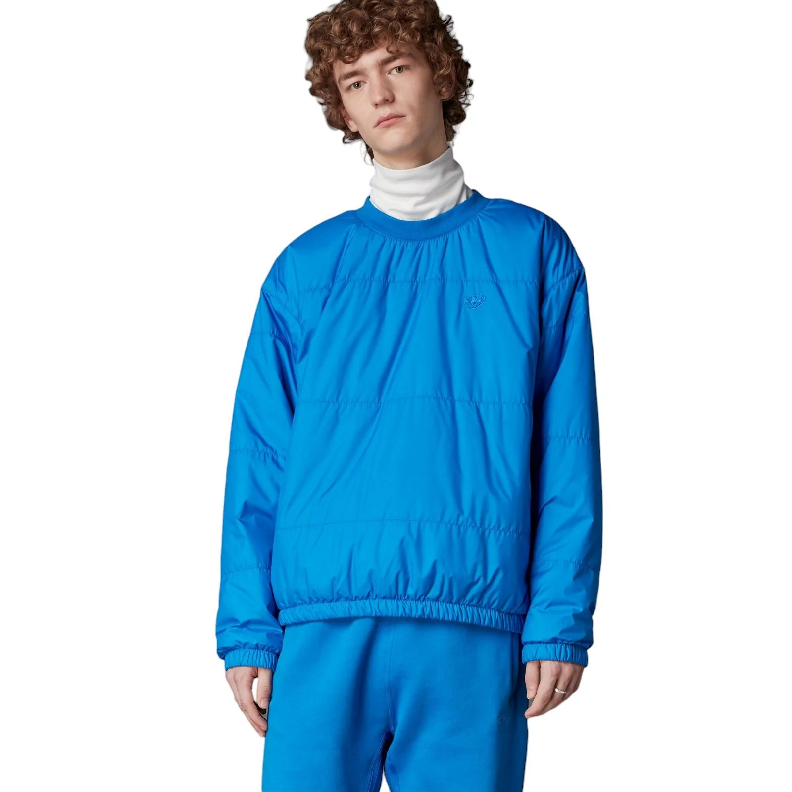 adidas Originals Blue Version Padded Crew Neck - Blue
