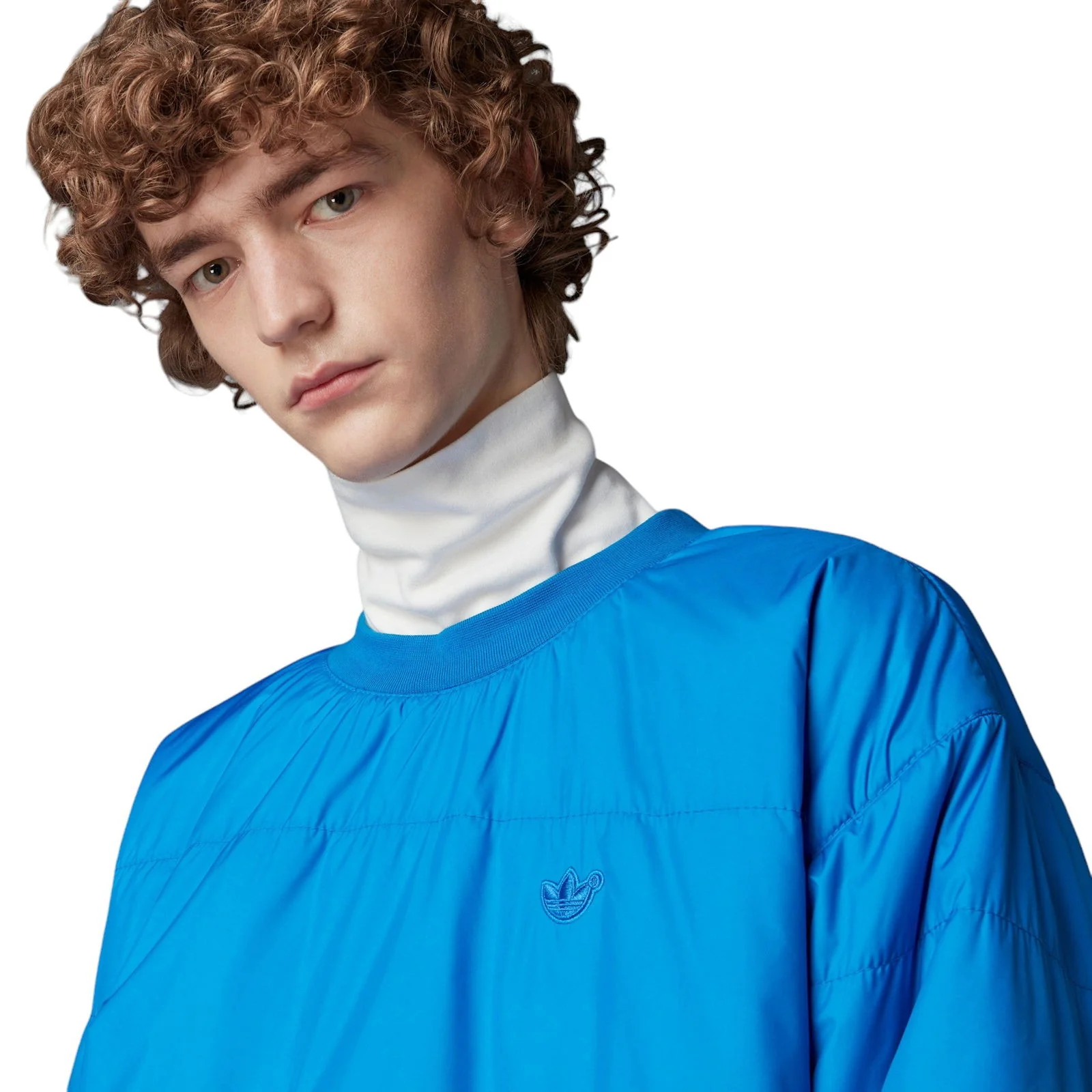 adidas Originals Blue Version Padded Crew Neck - Blue - Image 4