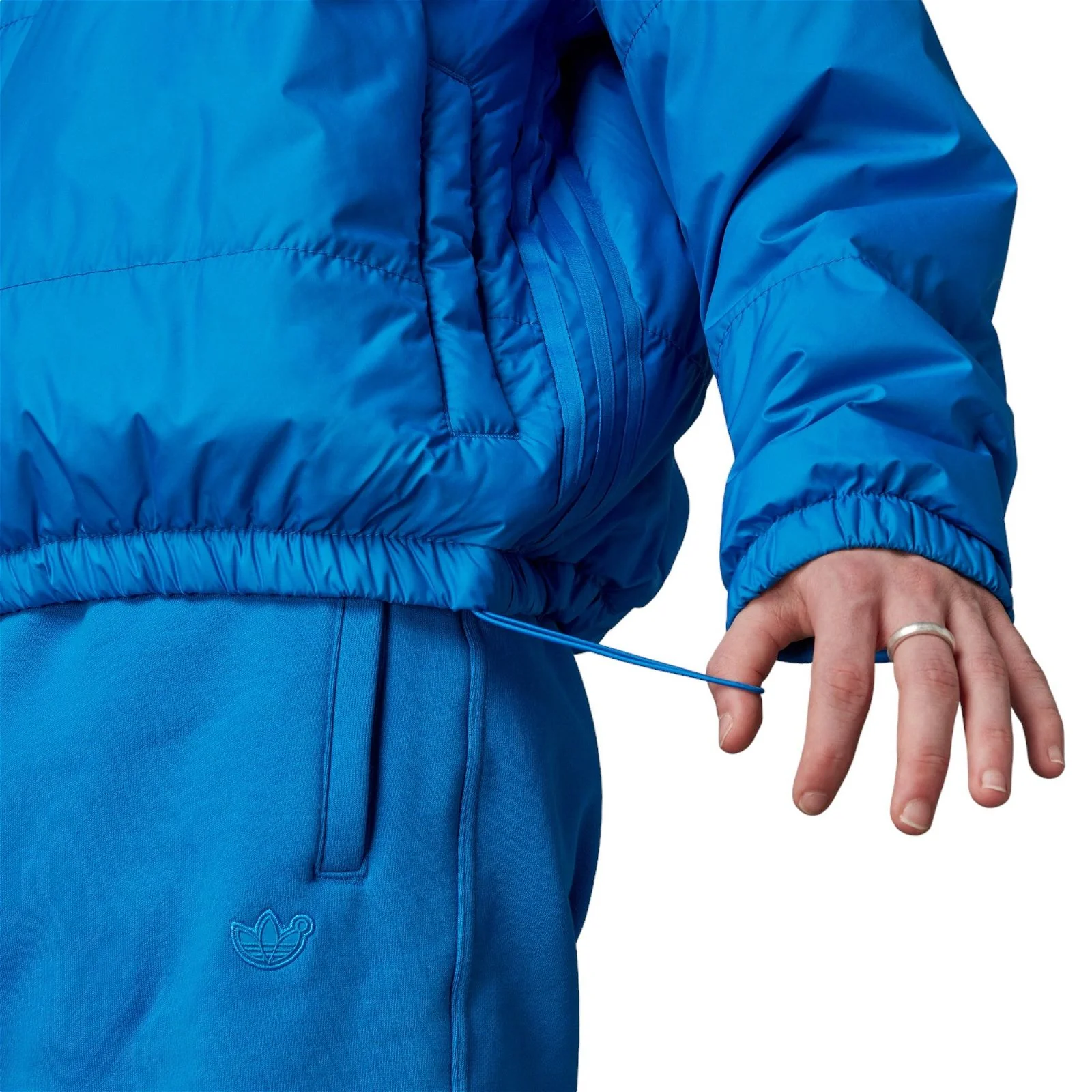 adidas Originals Blue Version Padded Crew Neck - Blue - Image 8