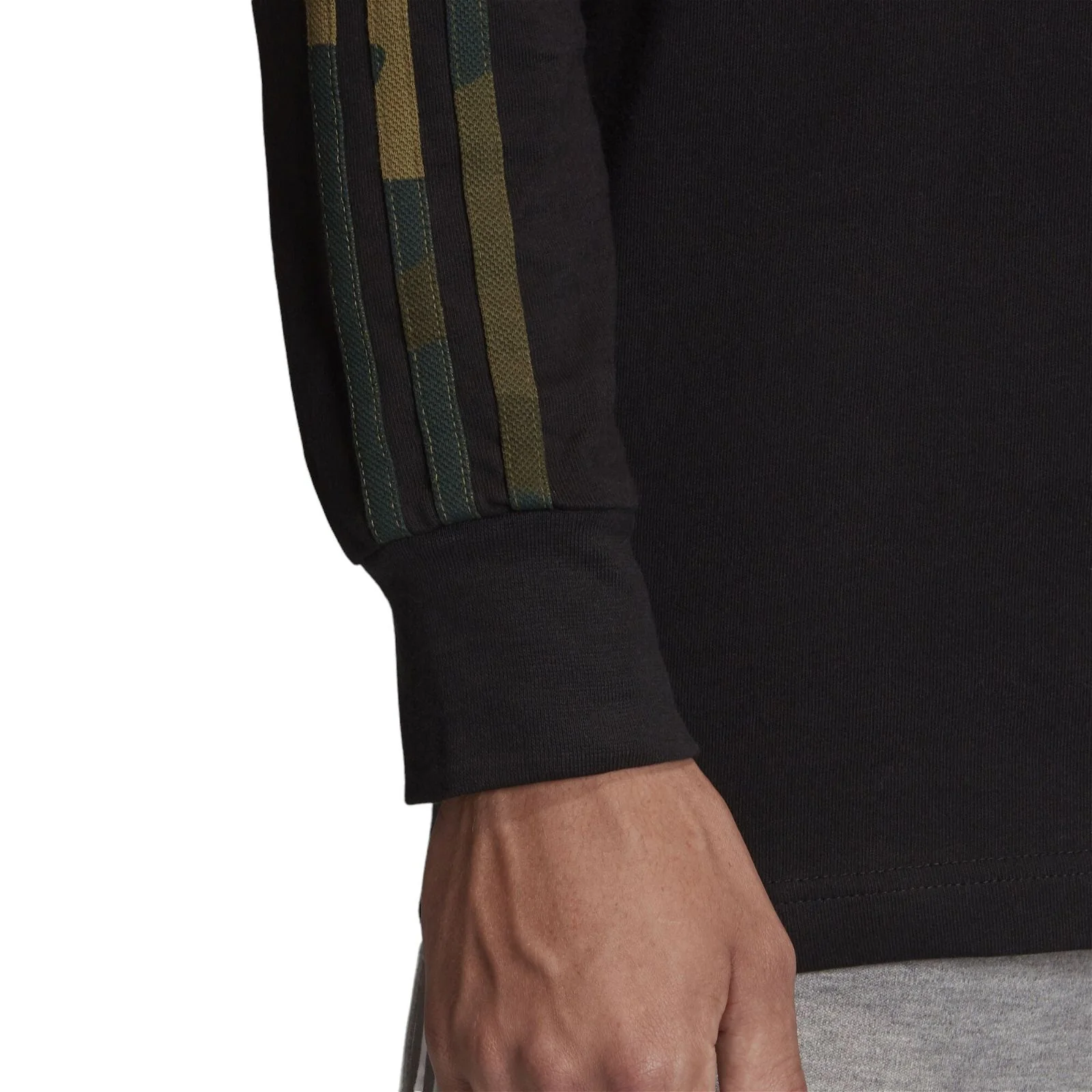adidas Originals Camo Long Sleeve Tee - Black - Image 4
