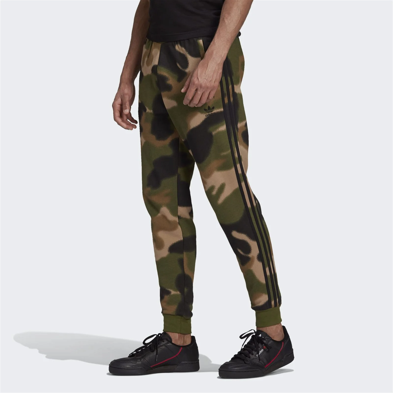 adidas Originals Camo Sweat Pants - Green - Image 2