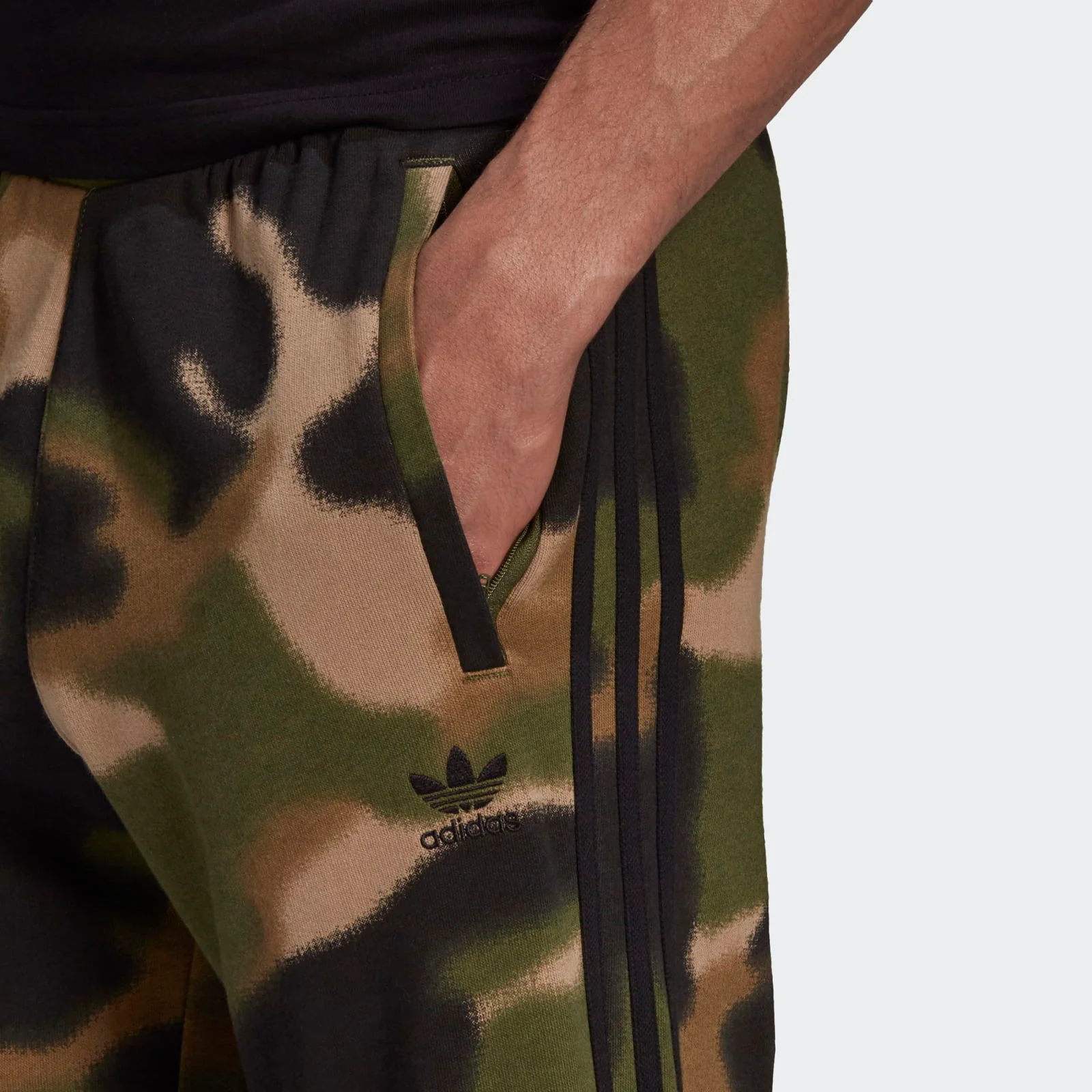adidas Originals Camo Sweat Pants - Green - Image 3