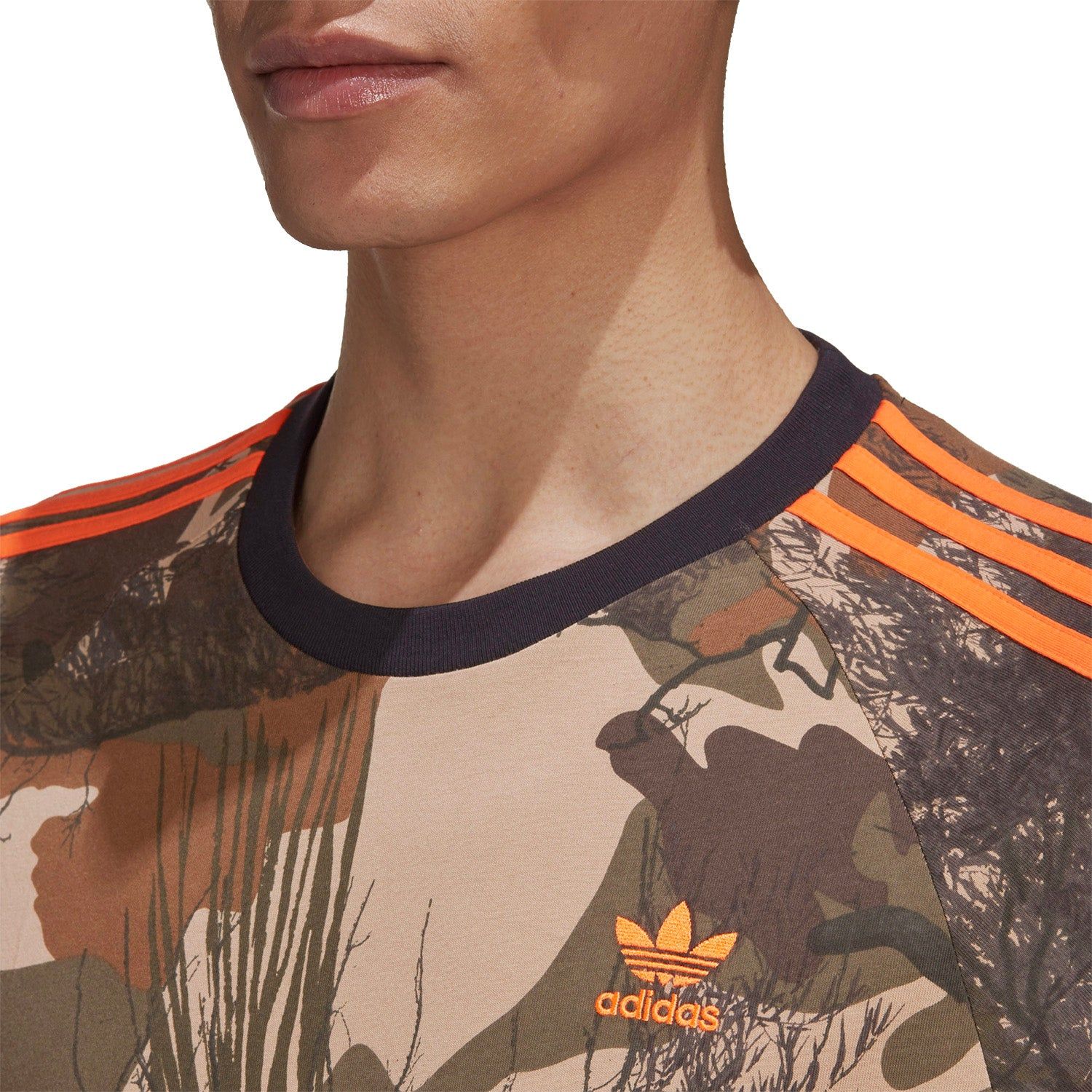 adidas Originals Camo T-Shirt - Brown - Image 4