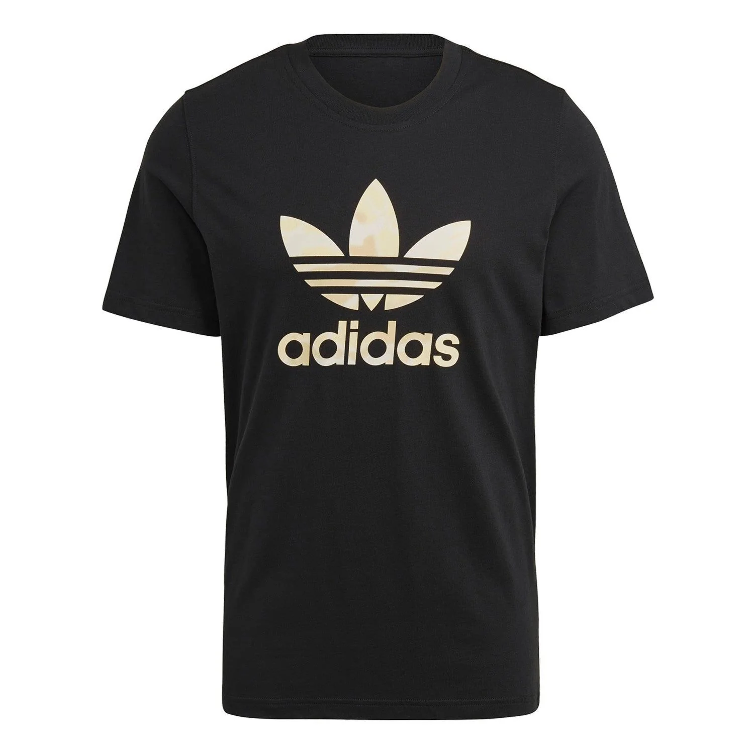 adidas Originals Camo Trefoil T-Shirt - Black