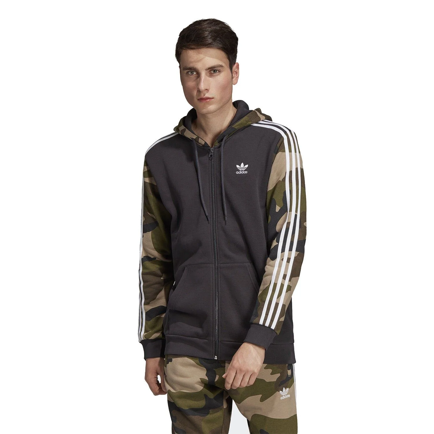 adidas Originals Camouflage Hoodie - Black - Image 3