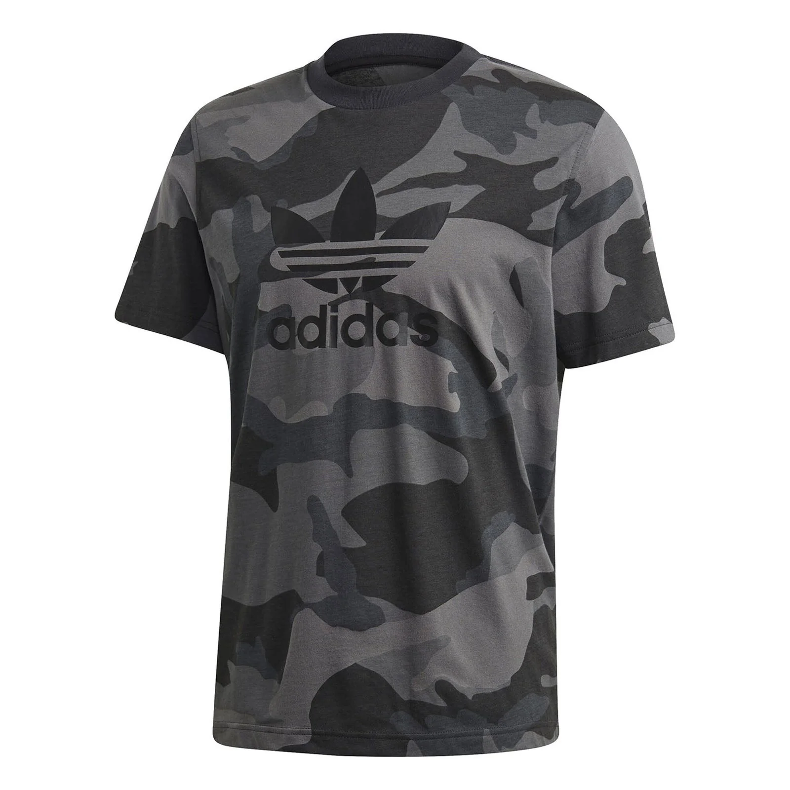 adidas Originals Camouflage Trefoil Tee - Black