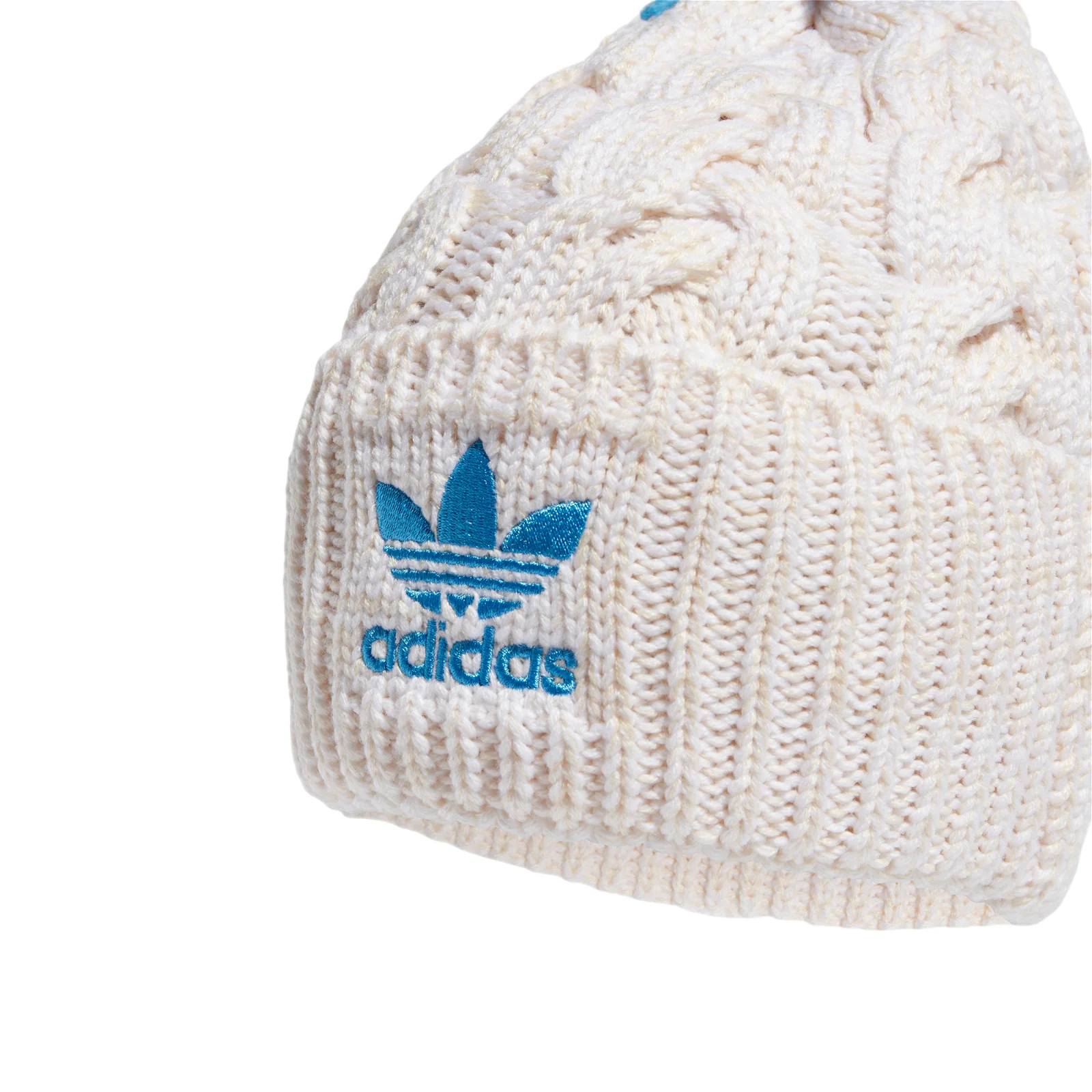 adidas Originals Cartoon Trefoil Beanie - Beige - Image 3