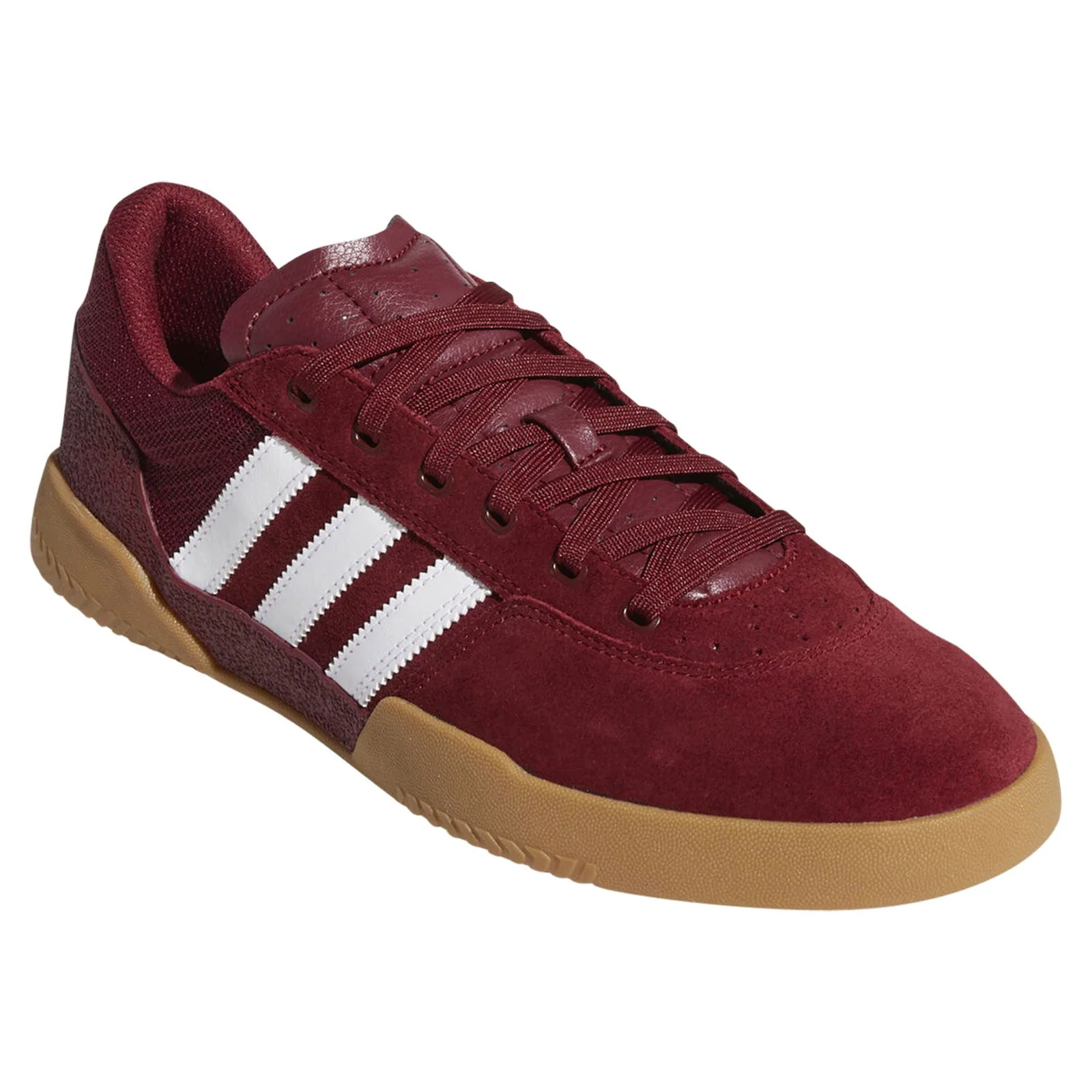 adidas Originals City Cup Shoes - Burgundy - Image 2