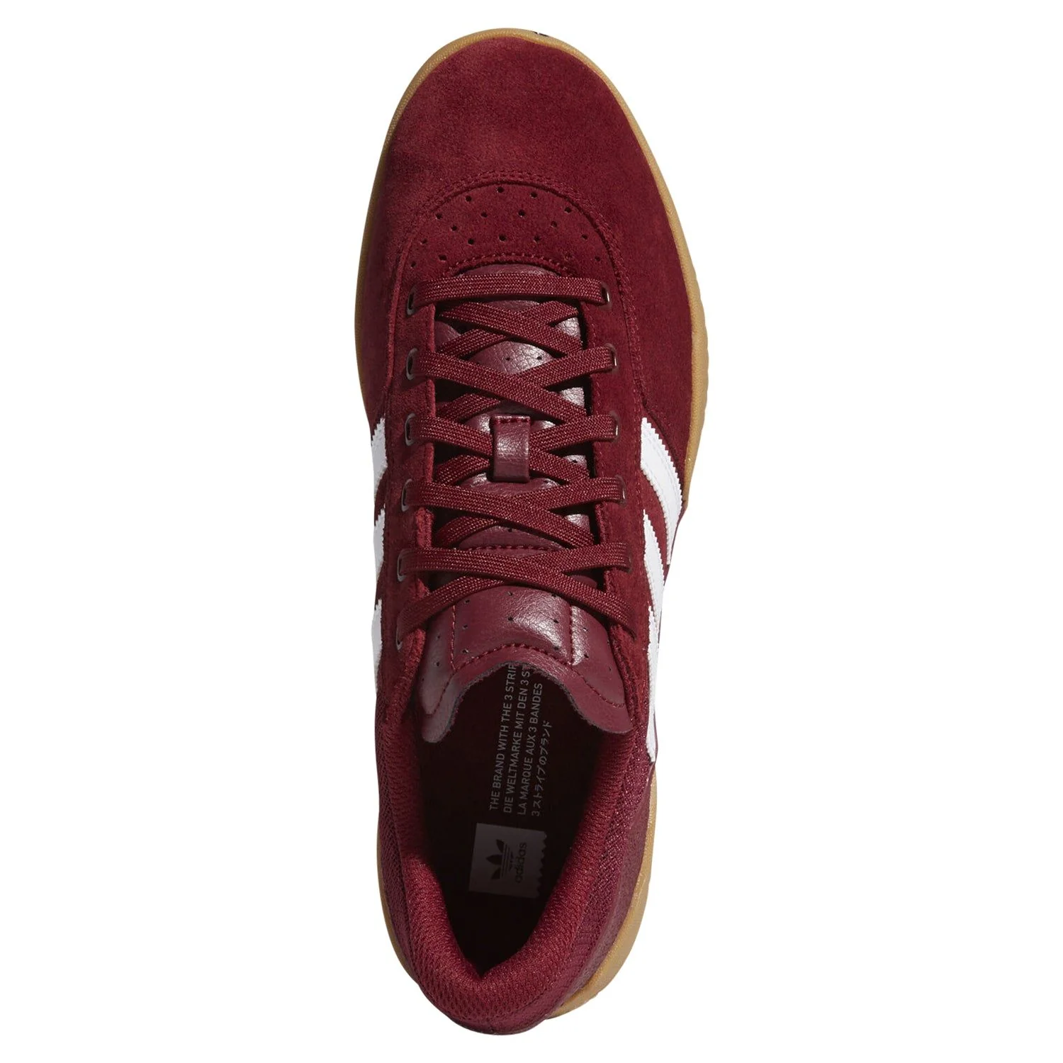 adidas Originals City Cup Shoes - Burgundy - Image 4
