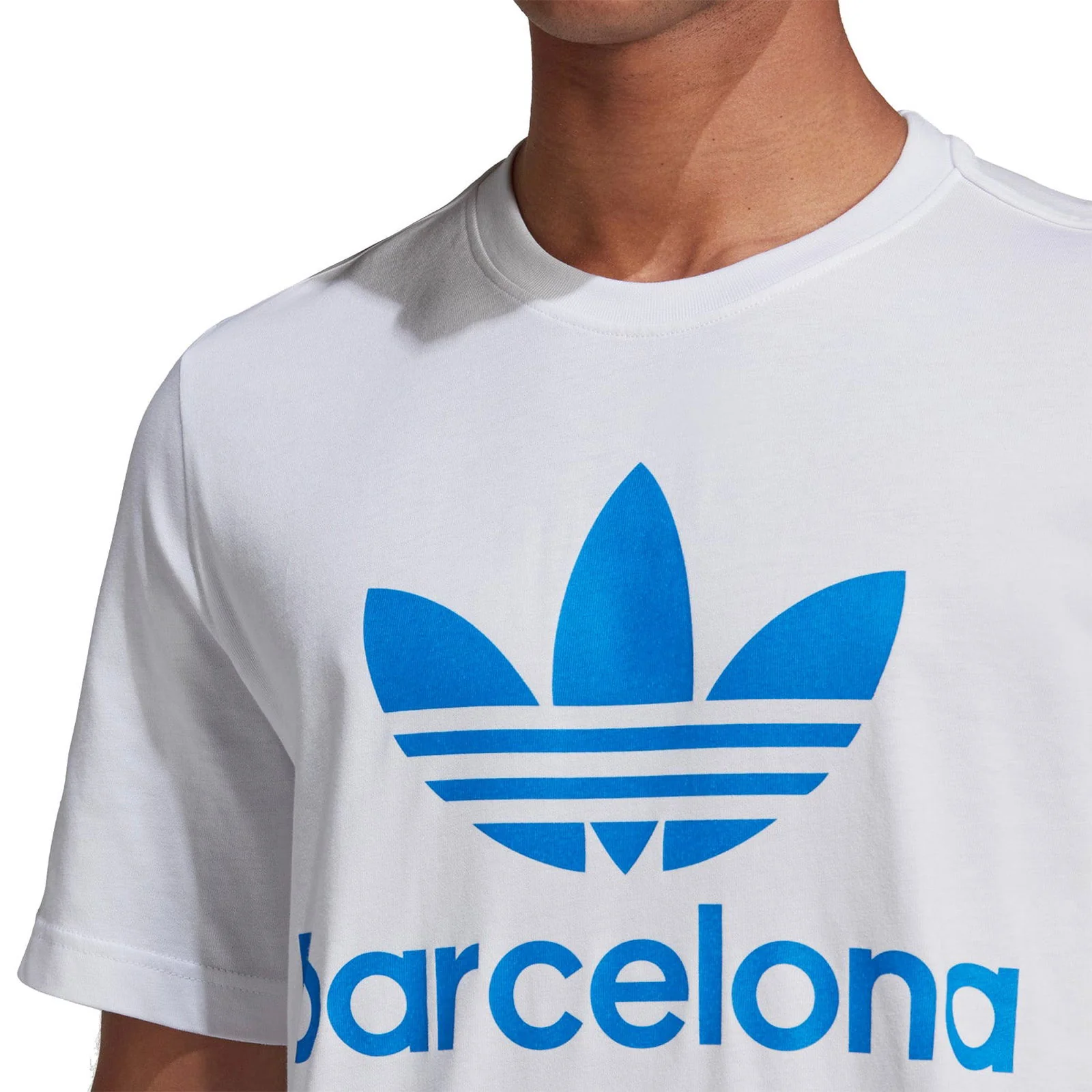 adidas Originals City Trefoil Barcelona T-Shirt - White - Image 4
