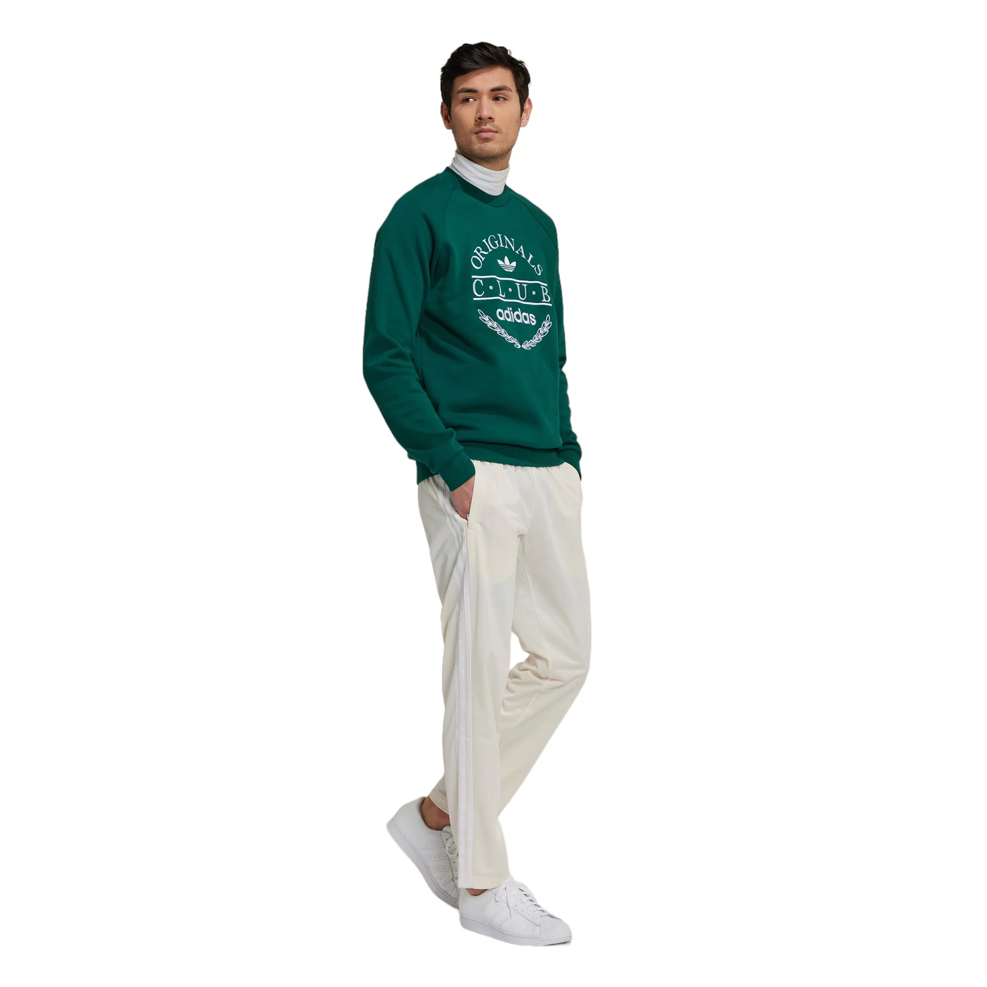 adidas Originals Club Sweatshirts - Collegiate Green - Image 4