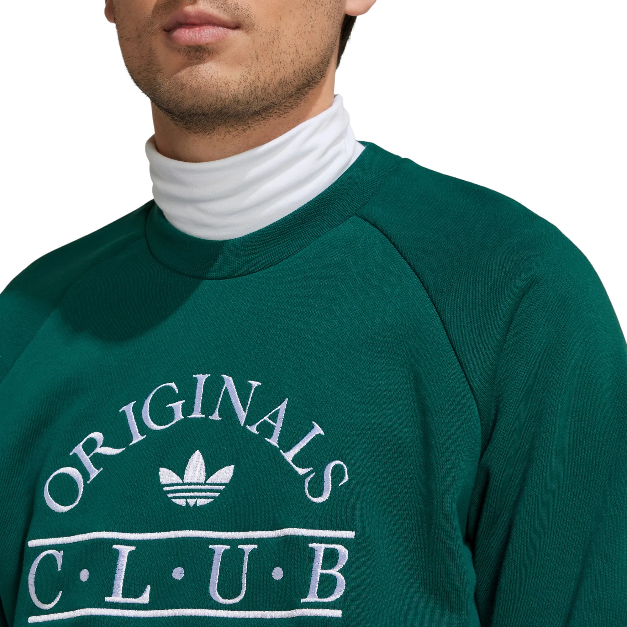 adidas Originals Club Sweatshirts - Collegiate Green - Image 5