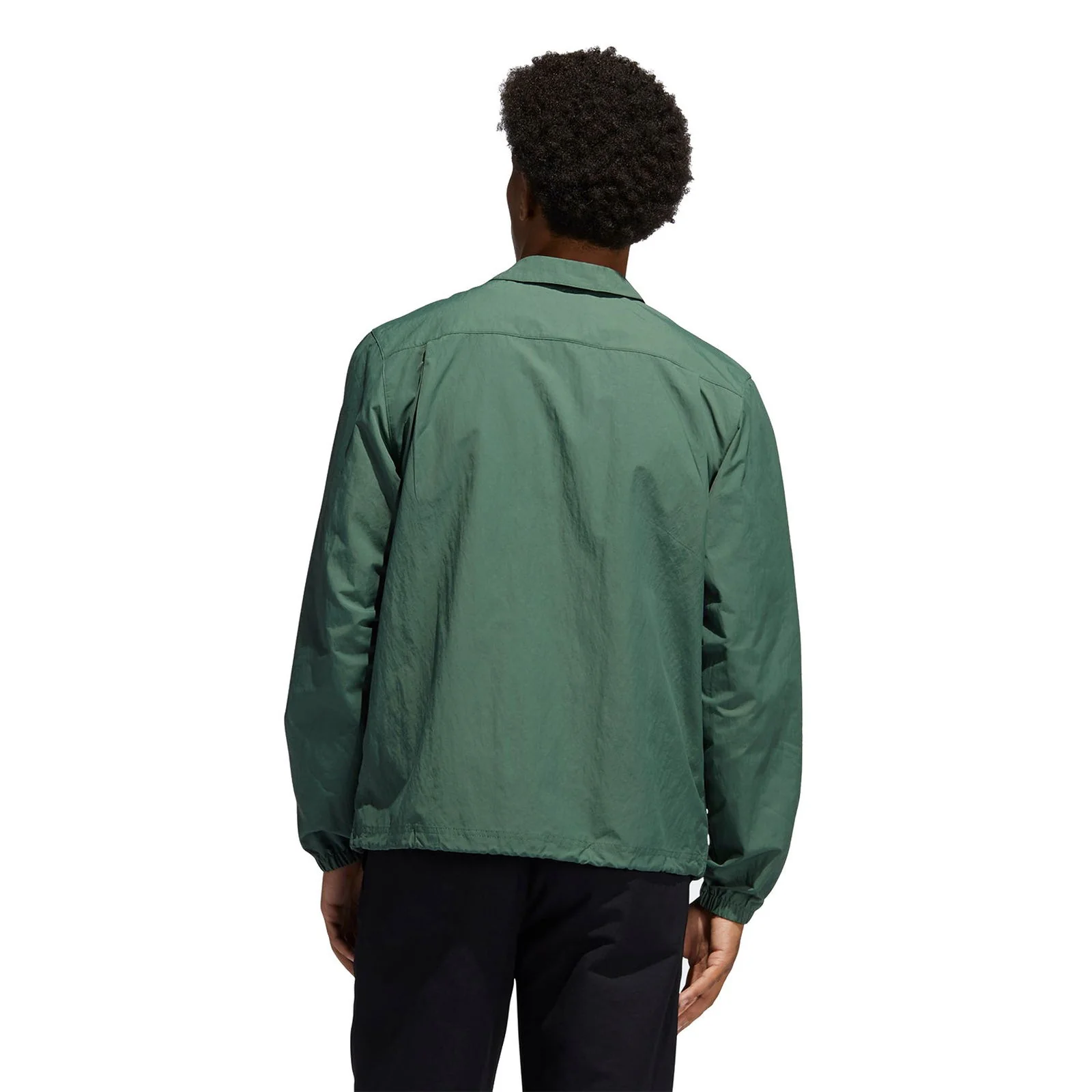 adidas Originals Coach Shirt Jacket - Green - Image 2