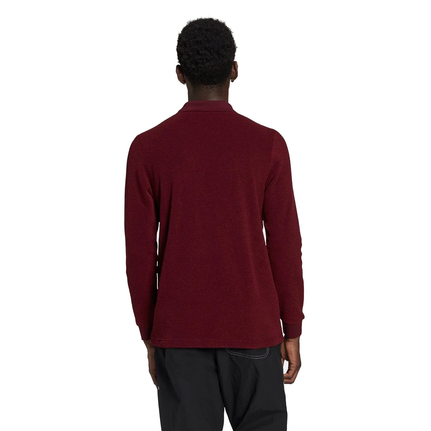 adidas Originals Collegiate Crest Polo Shirt - Burgundy - Image 3