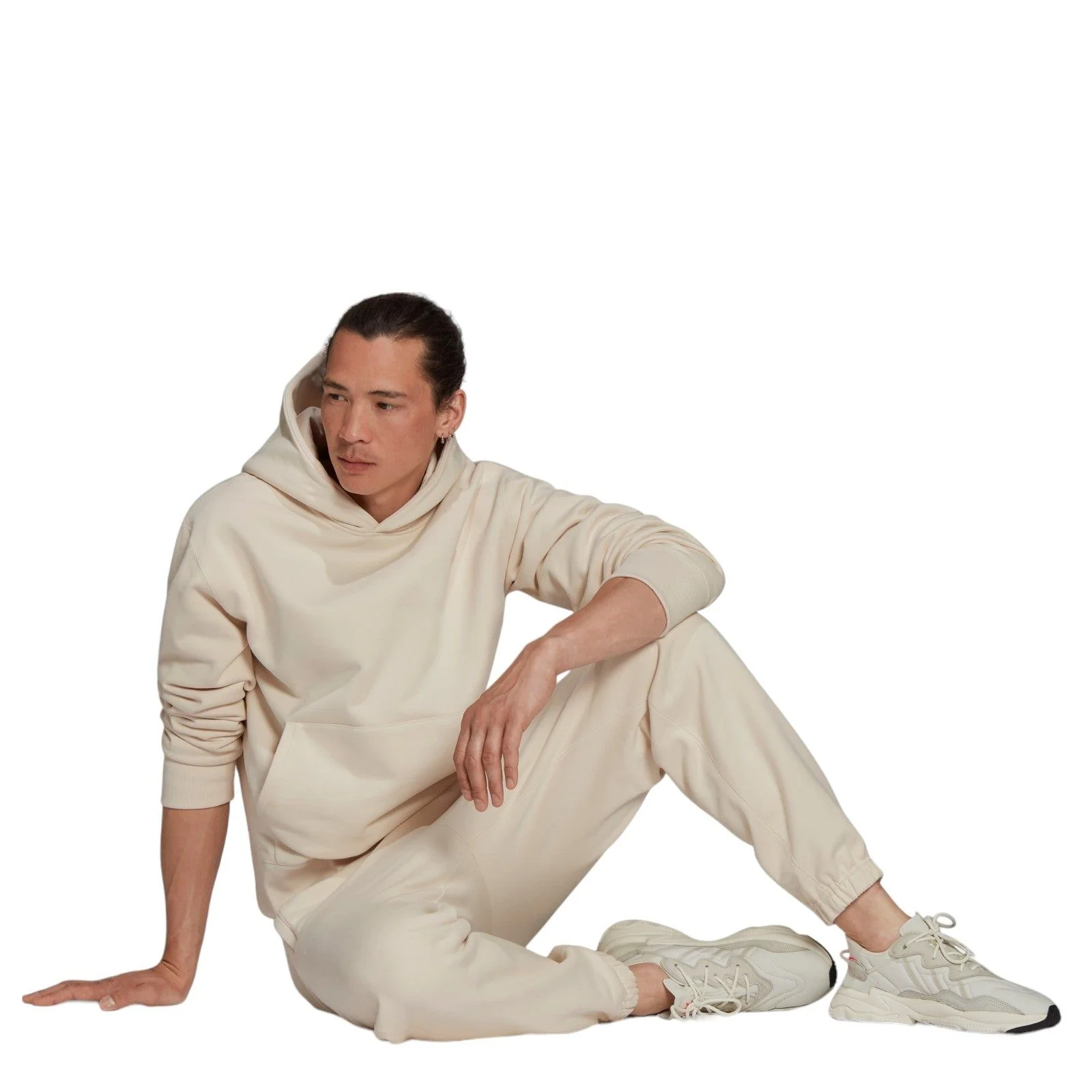 adidas Originals Contempo Adicolor Trefoil Hoodie - White - Image 6