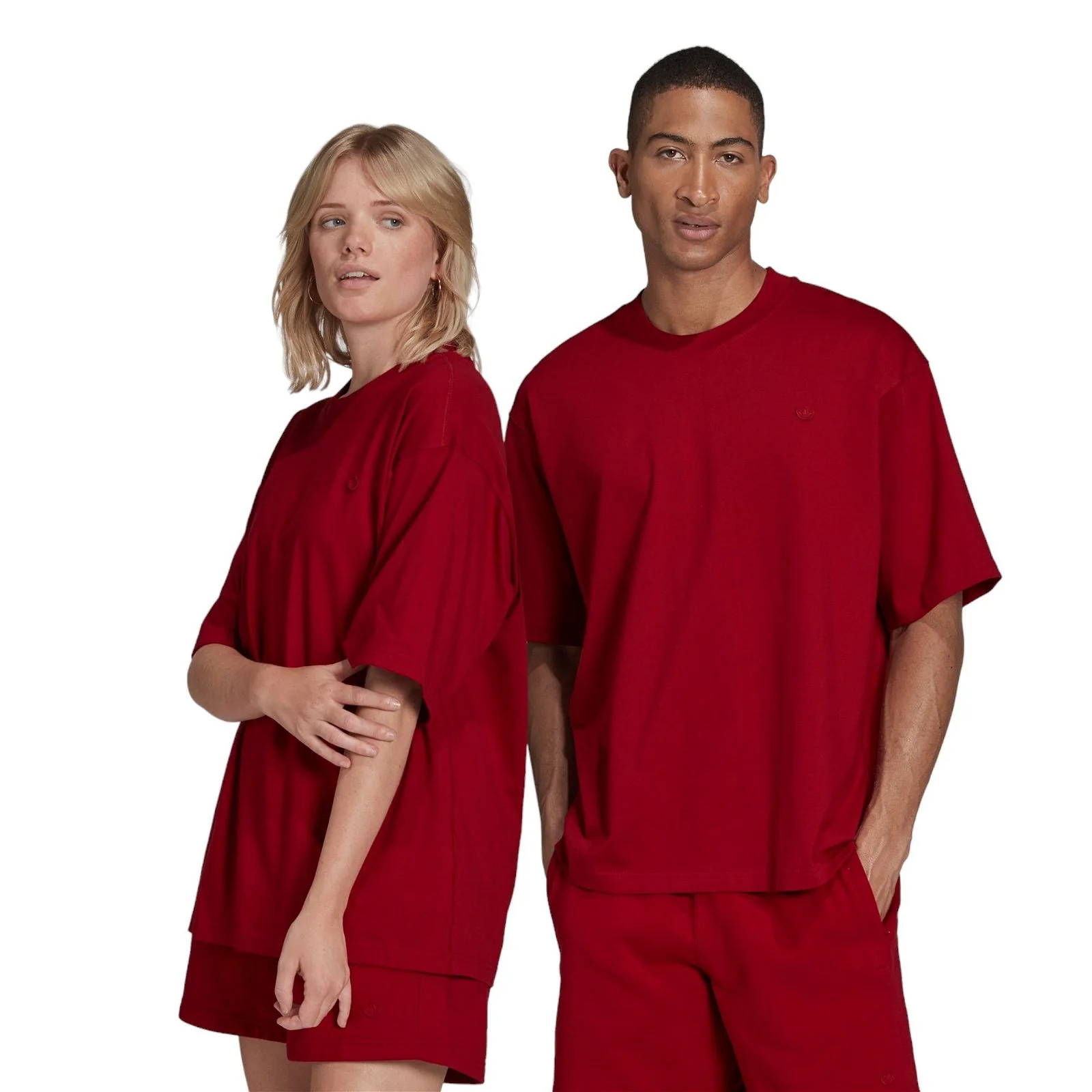 adidas Originals Contempo Tee Solid Color - Red - Image 3