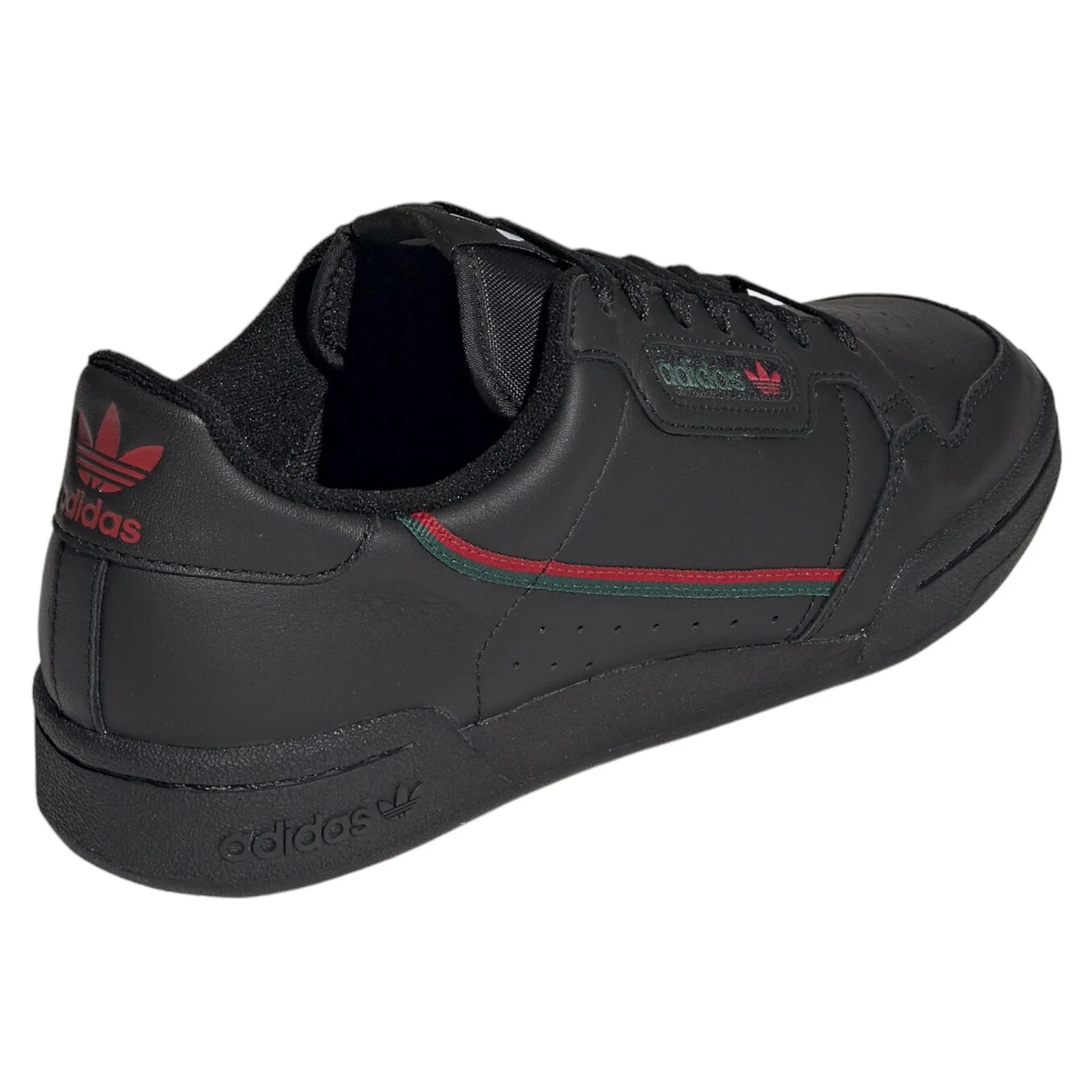 adidas Originals Continental 80 Shoes - Black Scarlet Green - Image 3