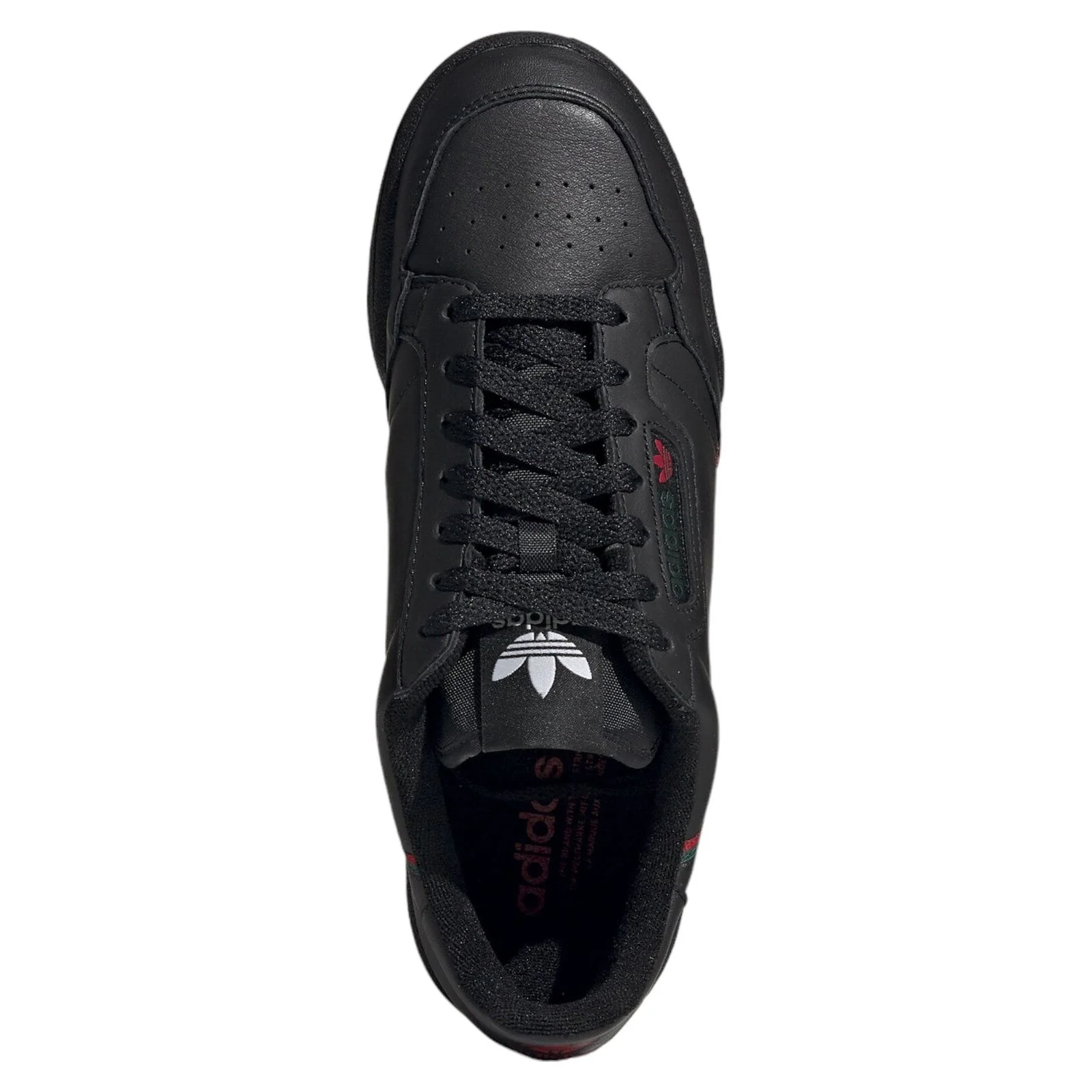 adidas Originals Continental 80 Shoes - Black Scarlet Green - Image 4