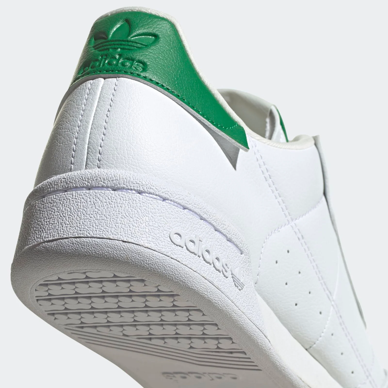 adidas Originals Continental 80 Shoes - Cloud White / Green - Image 5