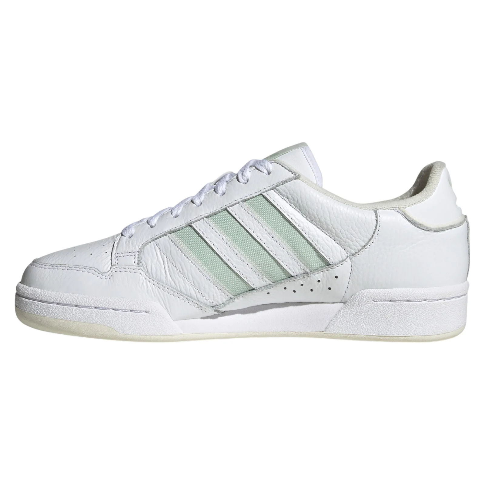 adidas Originals Continental 80 Stripes Shoes - Cloud White / Linen Green - Image 7