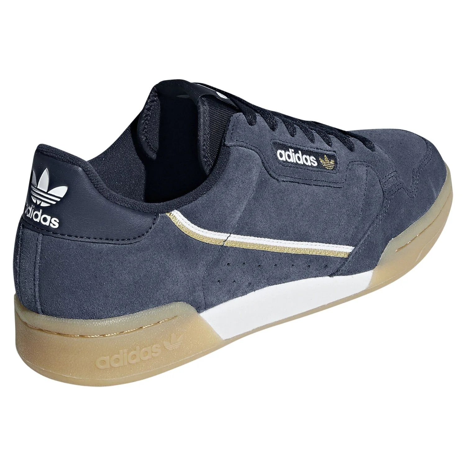adidas Originals Continental 80 Trainers - Navy - Image 3