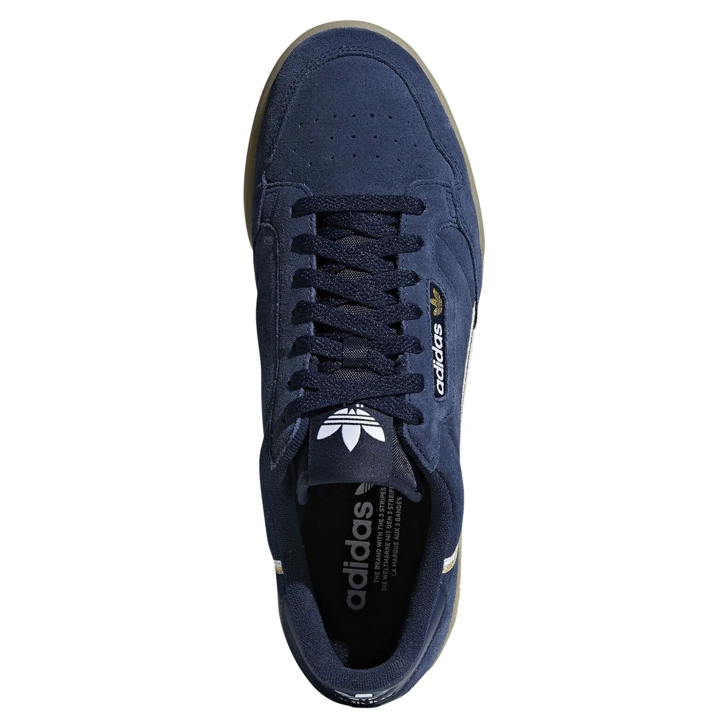 adidas Originals Continental 80 Trainers - Navy - Image 4