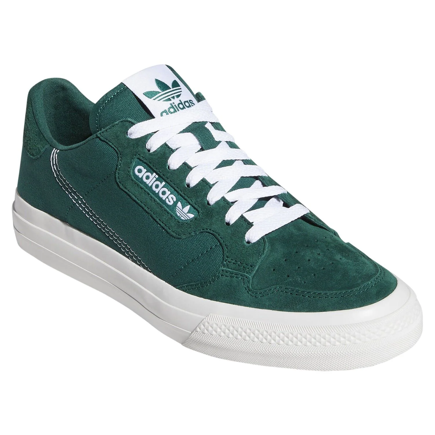 adidas Originals Continental Vulc Shoes - Collegiate Green - Image 2