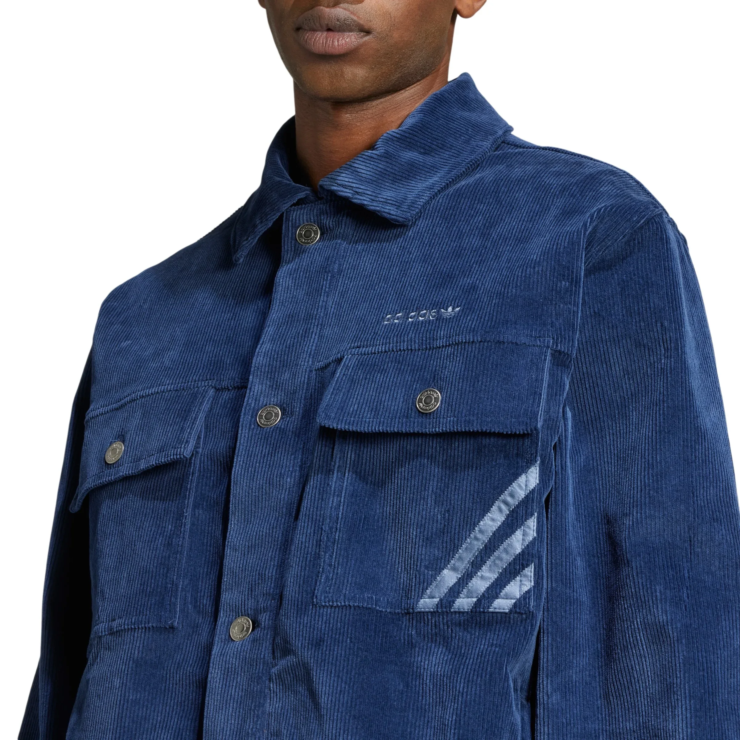 adidas Originals Corduroy Coach Jacket - Night Indigo - Image 5