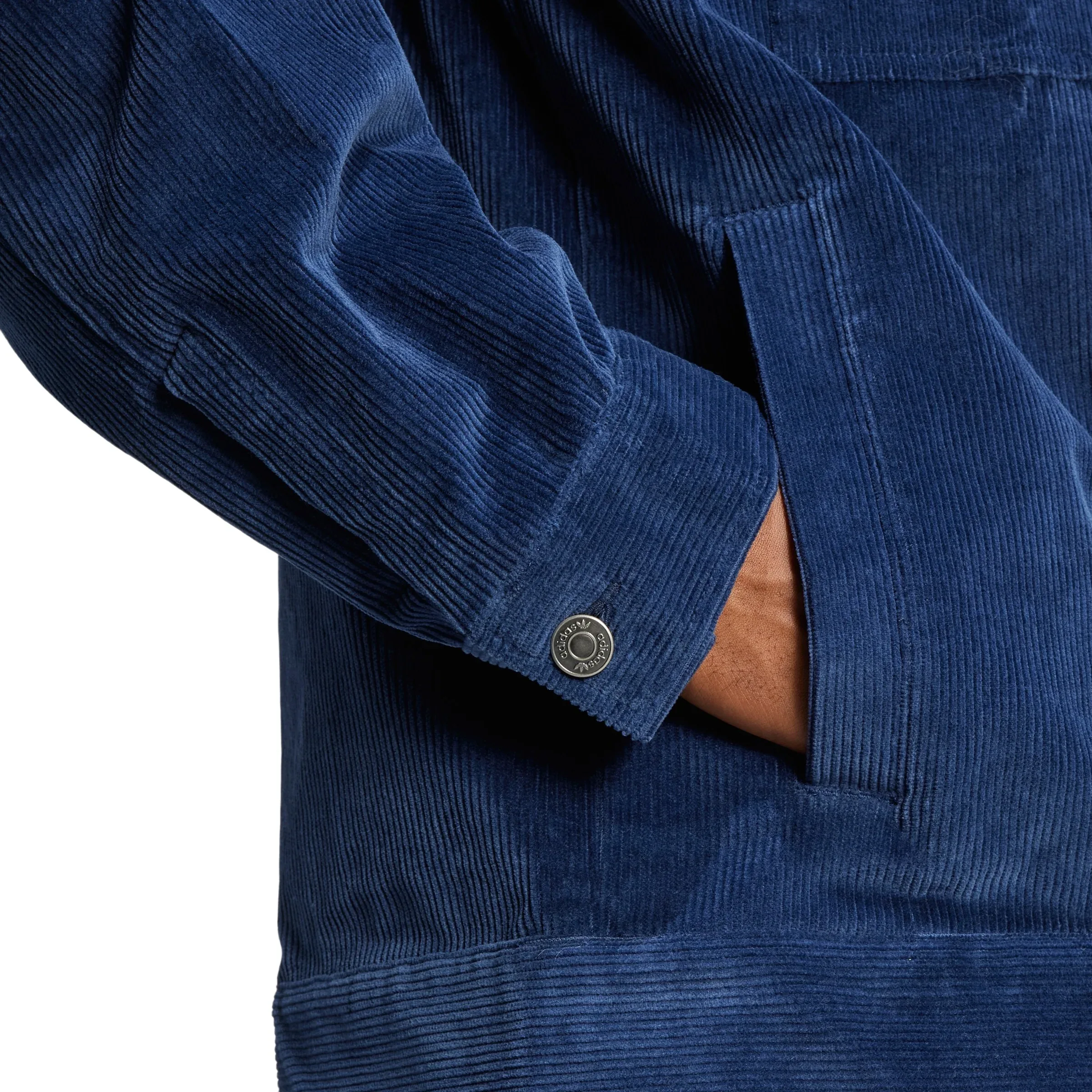 adidas Originals Corduroy Coach Jacket - Night Indigo - Image 6