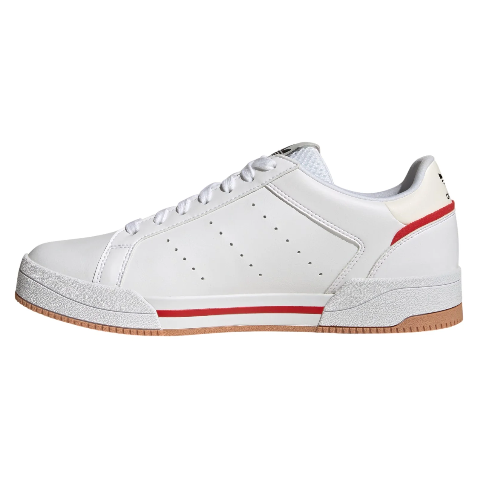 adidas Originals Court Tourino Shoes - Cloud White / Vivid Red - Image 6