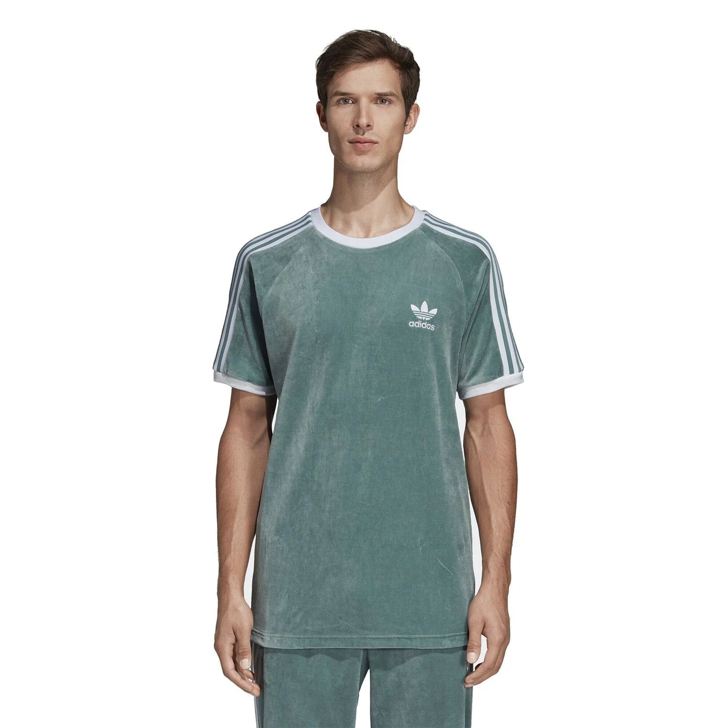 adidas Originals Cozy T Shirt - Vapour Steel - Image 3