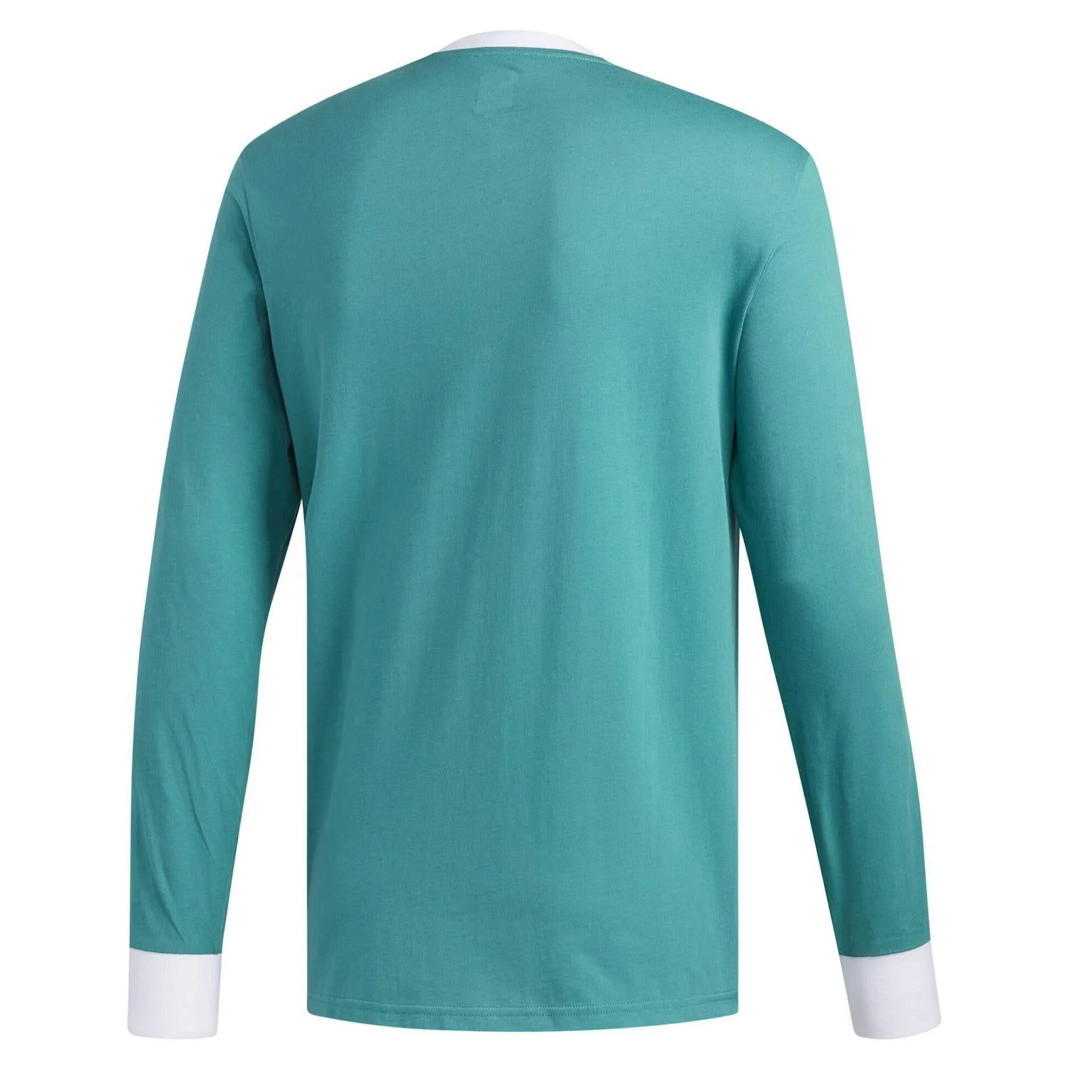 adidas Originals Creston Long Sleeved T Shirt - Green - Image 2