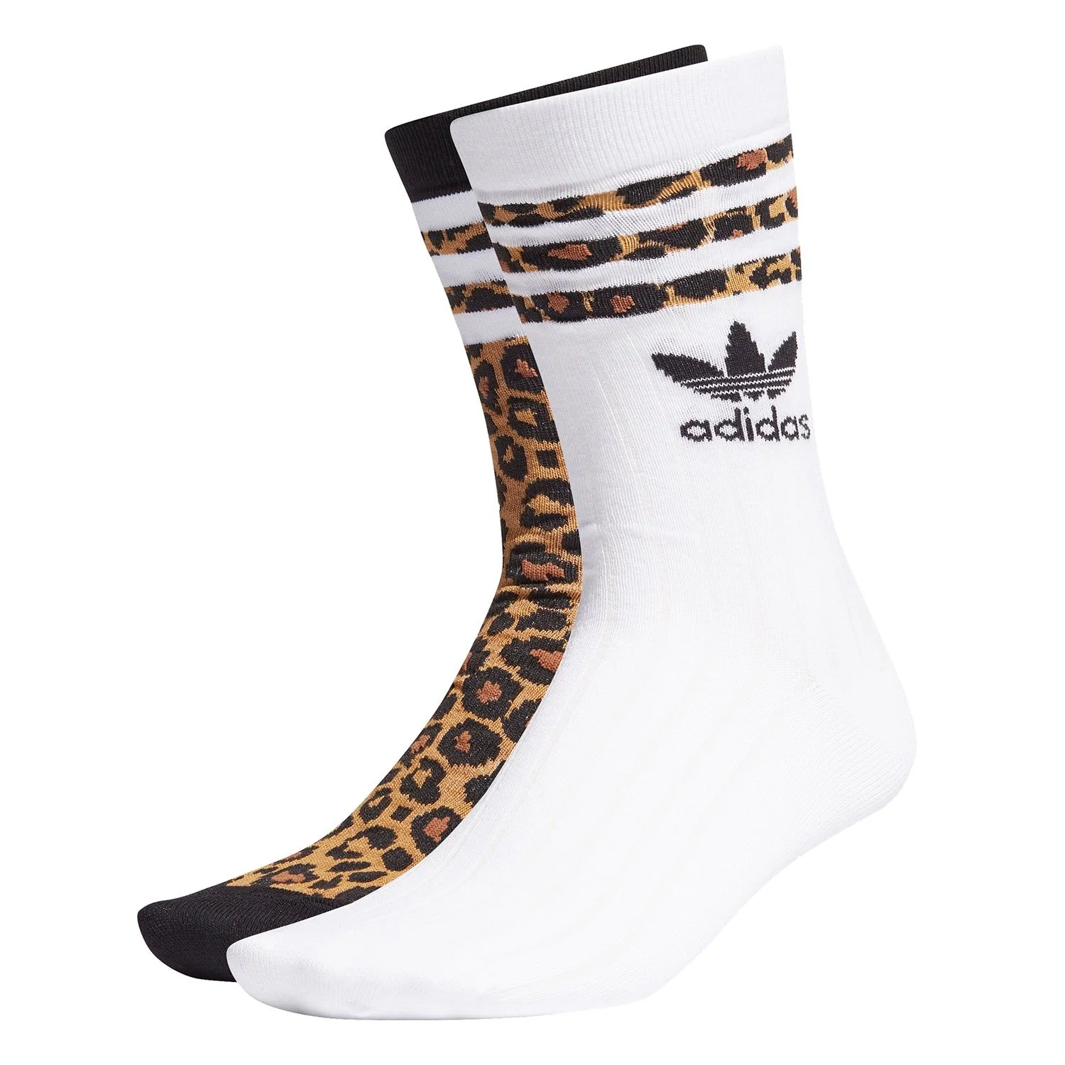 adidas Originals Crew Socks 2 Pairs Animal Print - Multi