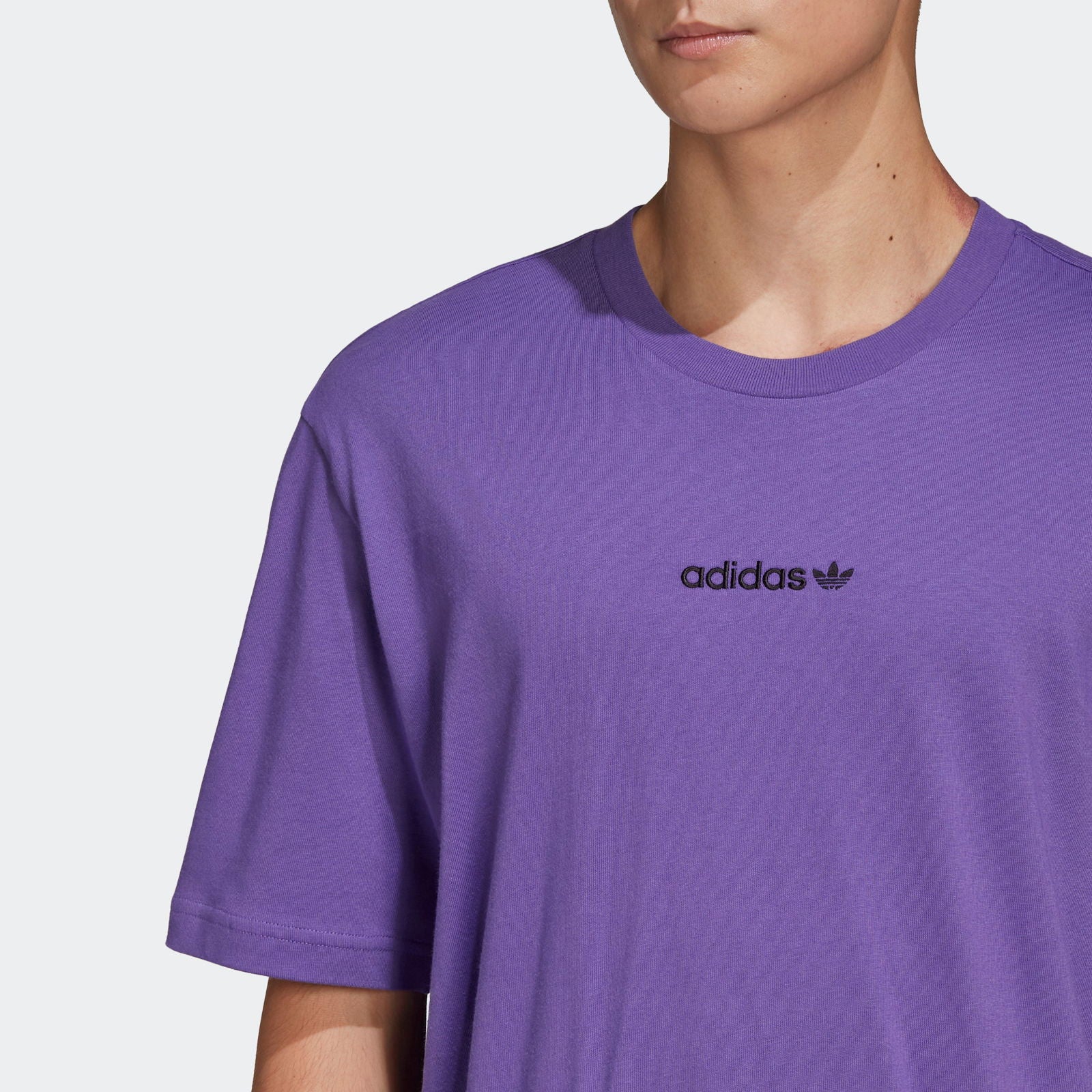 adidas Originals Edge Seam T-Shirt - Purple - Image 4
