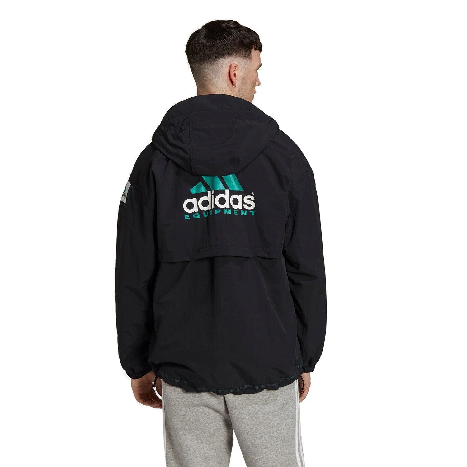 adidas Originals EQT 90s Archive Windbreaker - Black - Image 2