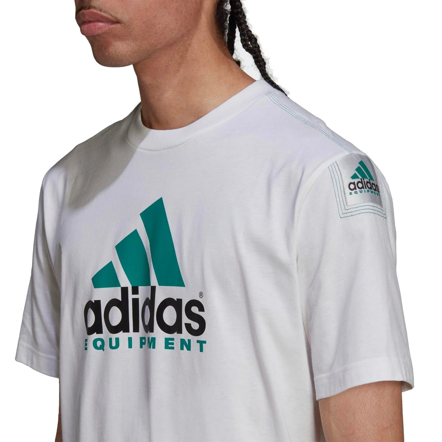 adidas Originals EQT Equipment Logo Tee - White - Image 5