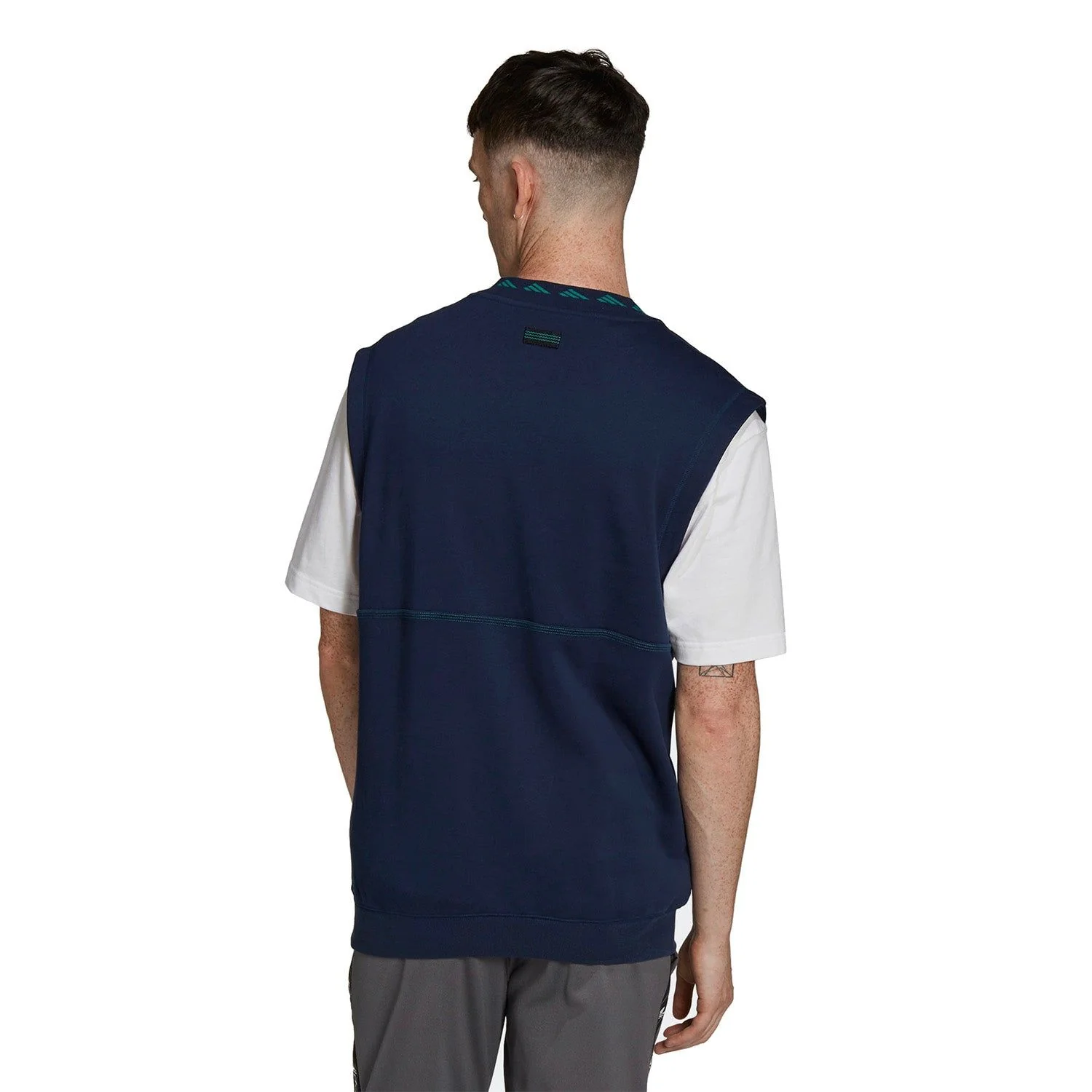 adidas Originals EQT Equipment Vest Sweater - Navy - Image 4