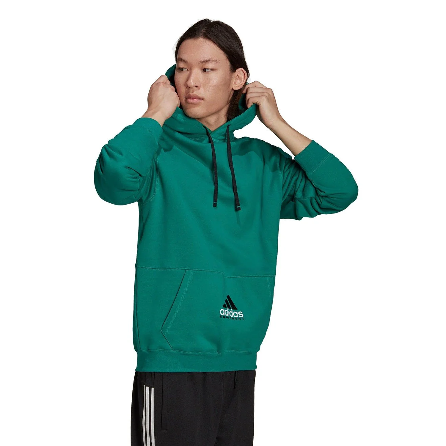 adidas Originals EQT Equiptment 90s Archive Hoodie - Sub Green - Image 6