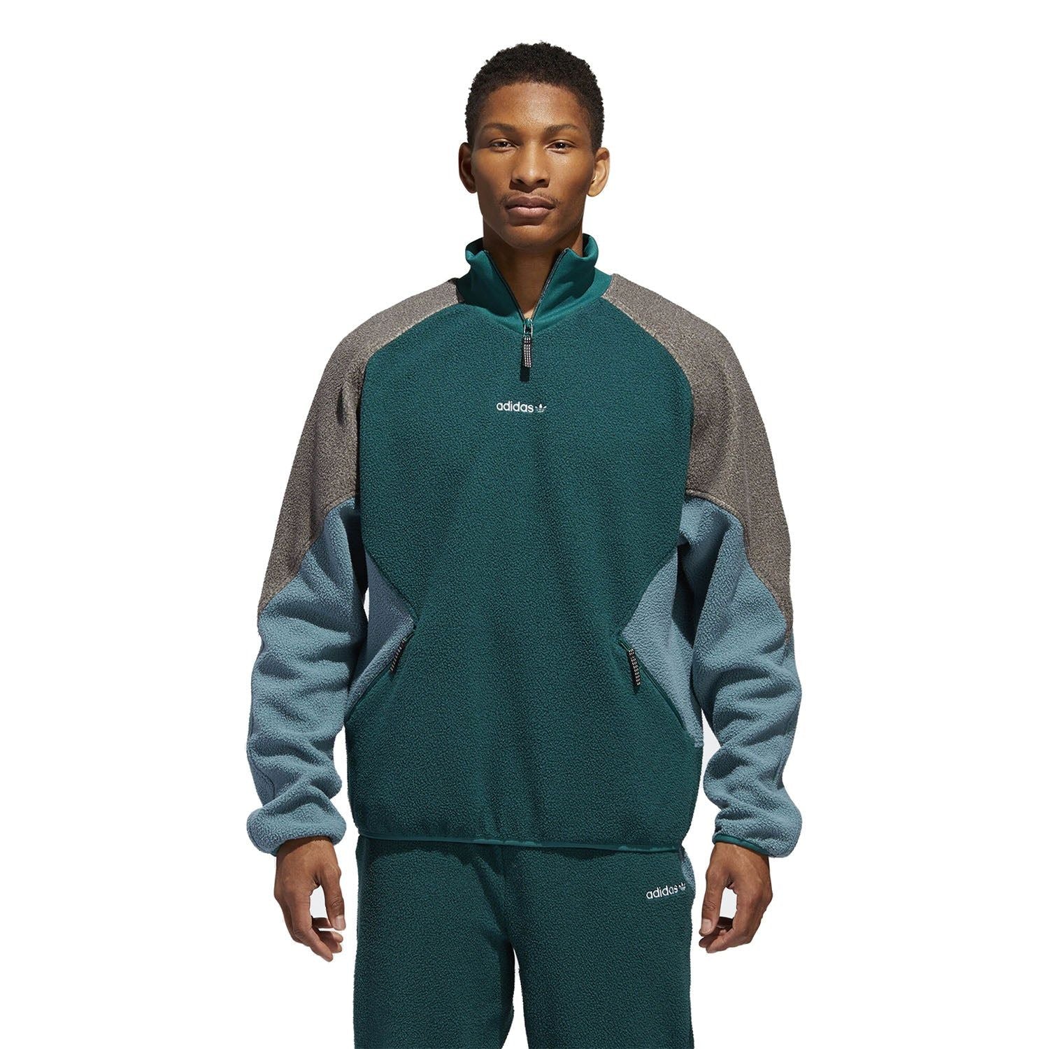 adidas Originals EQT Polar Fleece Jacket - Green - Image 3