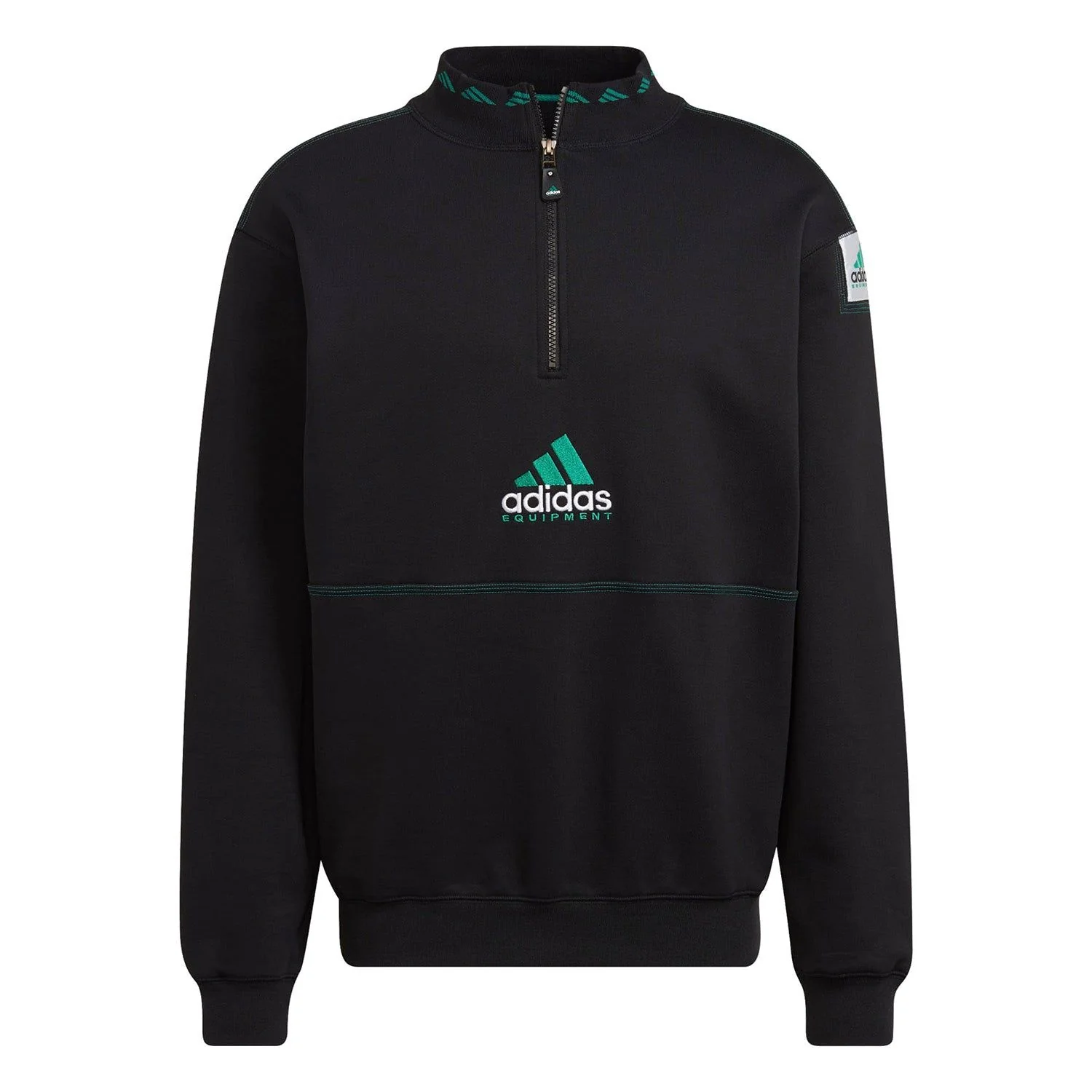adidas Originals EQT Quarter-Zip Sweatshirt - Black