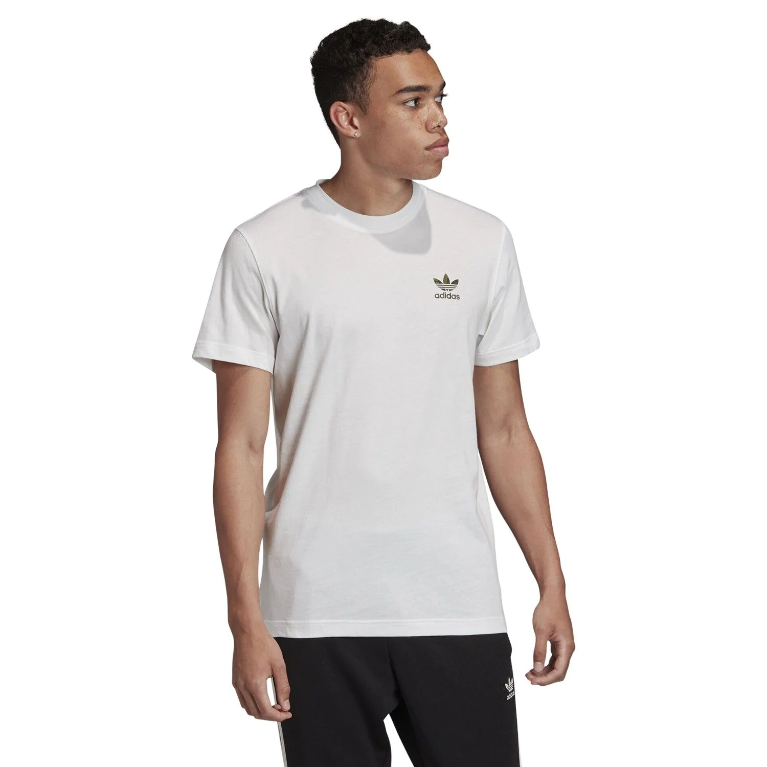 adidas Originals Essential Camo Tee - White - Image 3