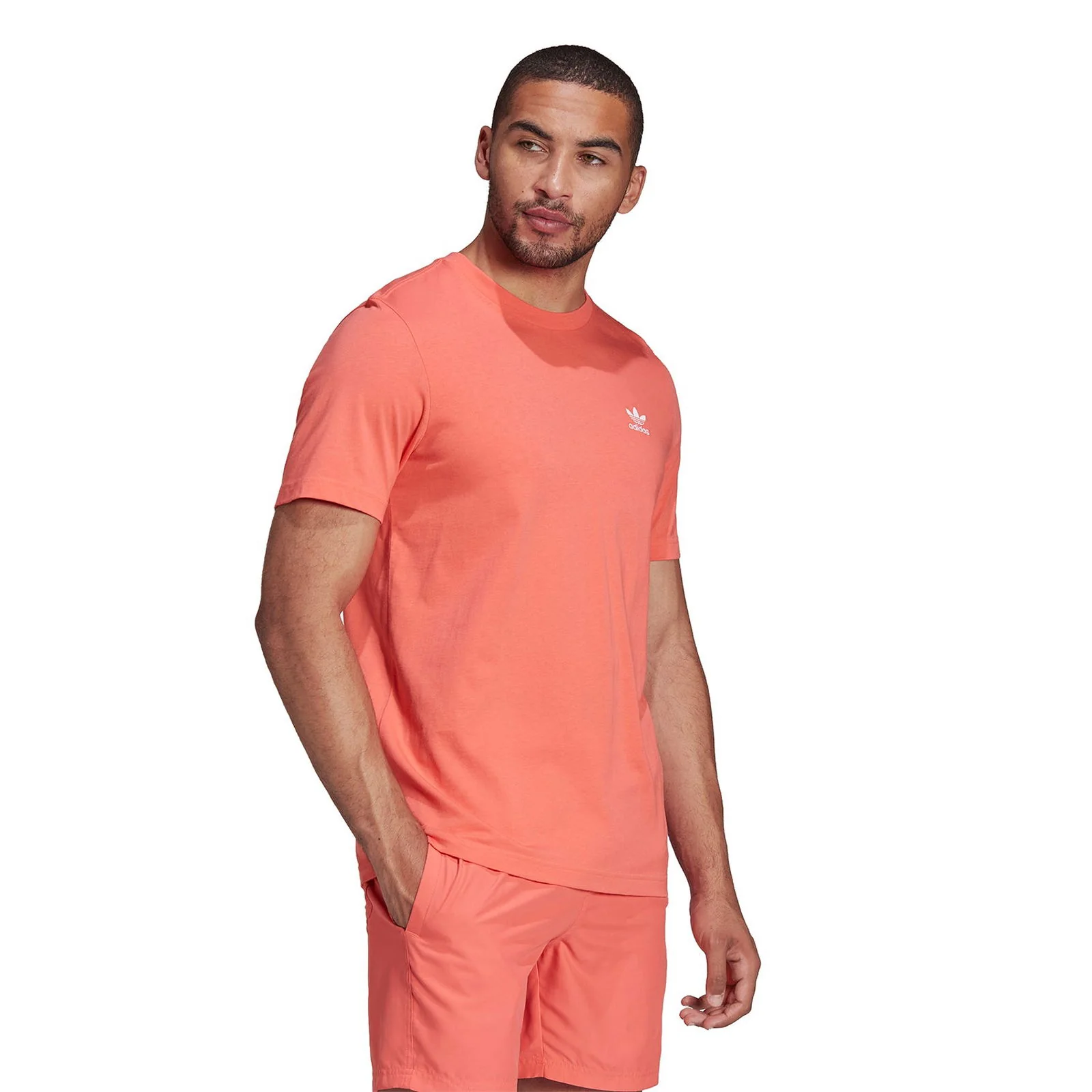 adidas Originals Essential T-Shirt - Semi Pink - Image 2