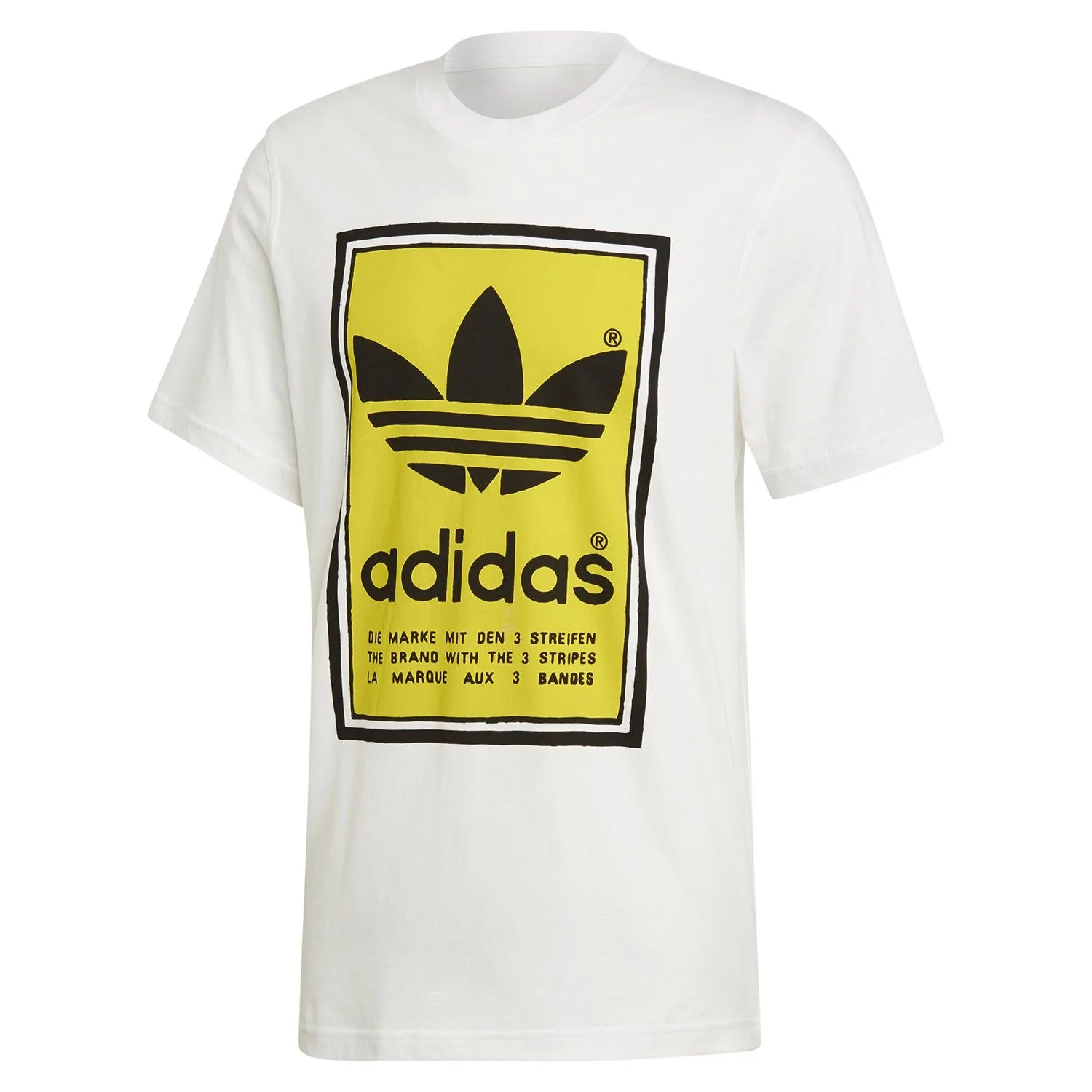 adidas Originals Filled Label T Shirt - White