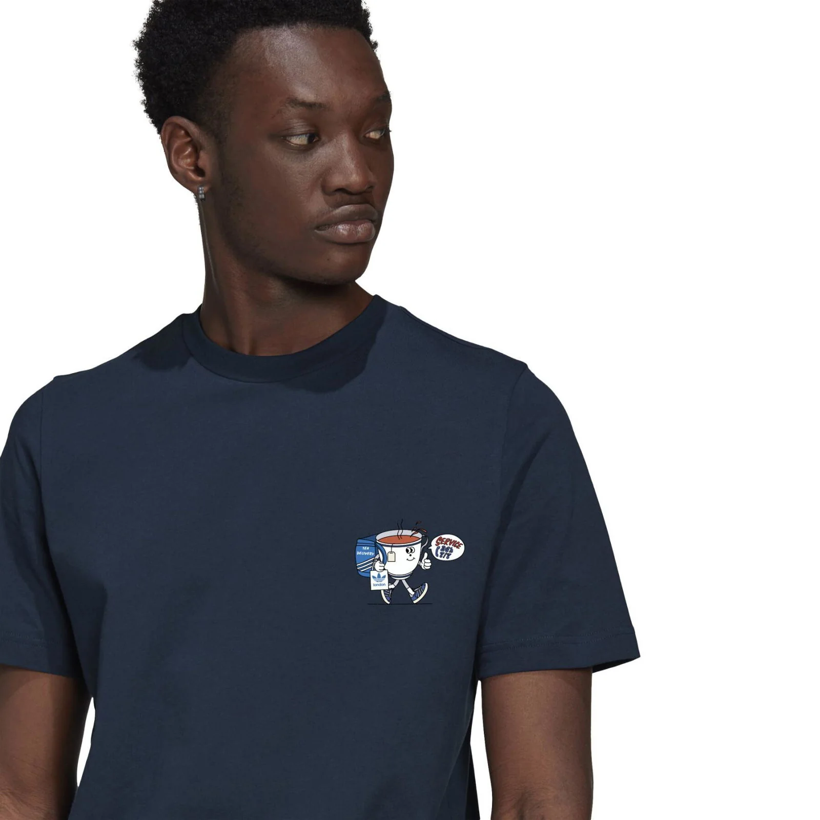adidas Originals FITC London T-Shirt - Navy - Image 3